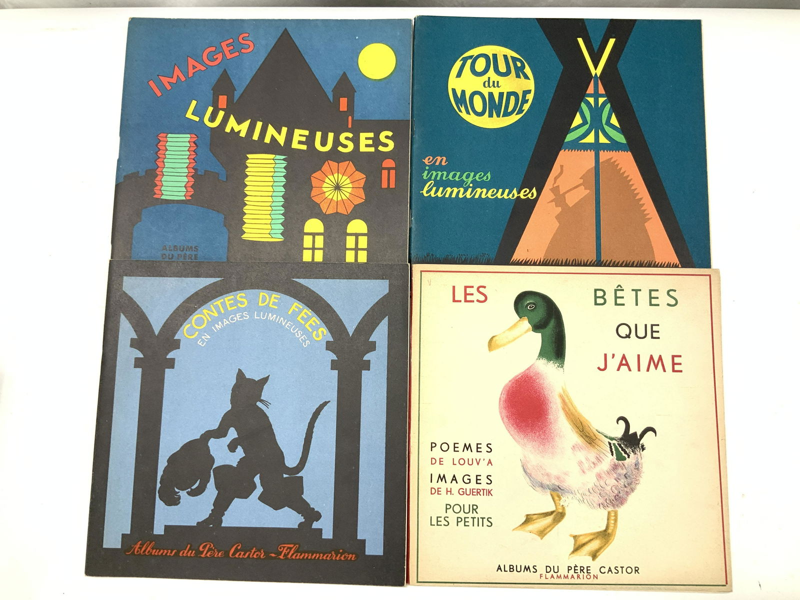 Lot 4 Parisian Stencil Books & French Child Poetry (1 of 9)