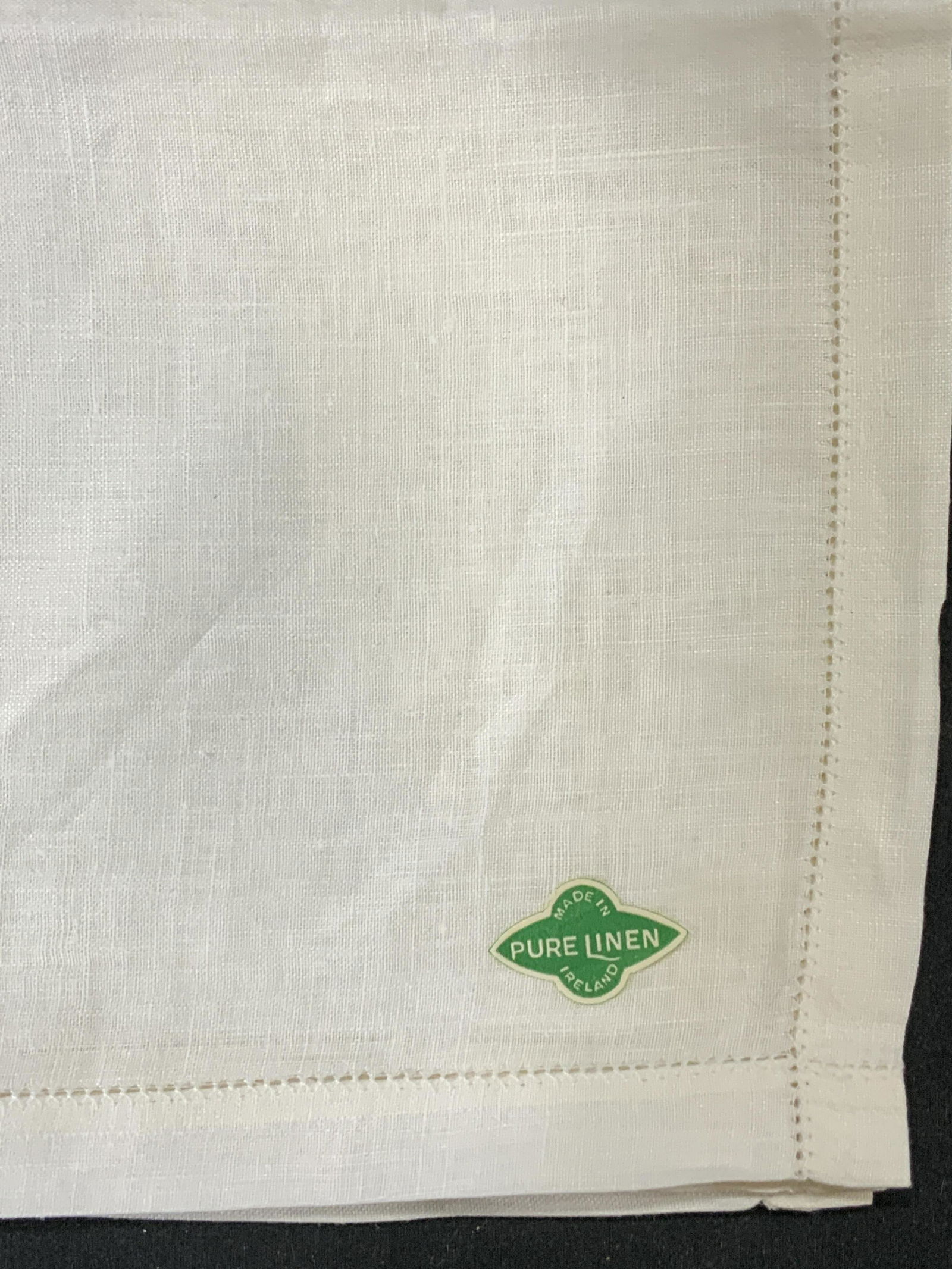 Set 6 Vintage Irish Linen White Table Linens (1 of 6)