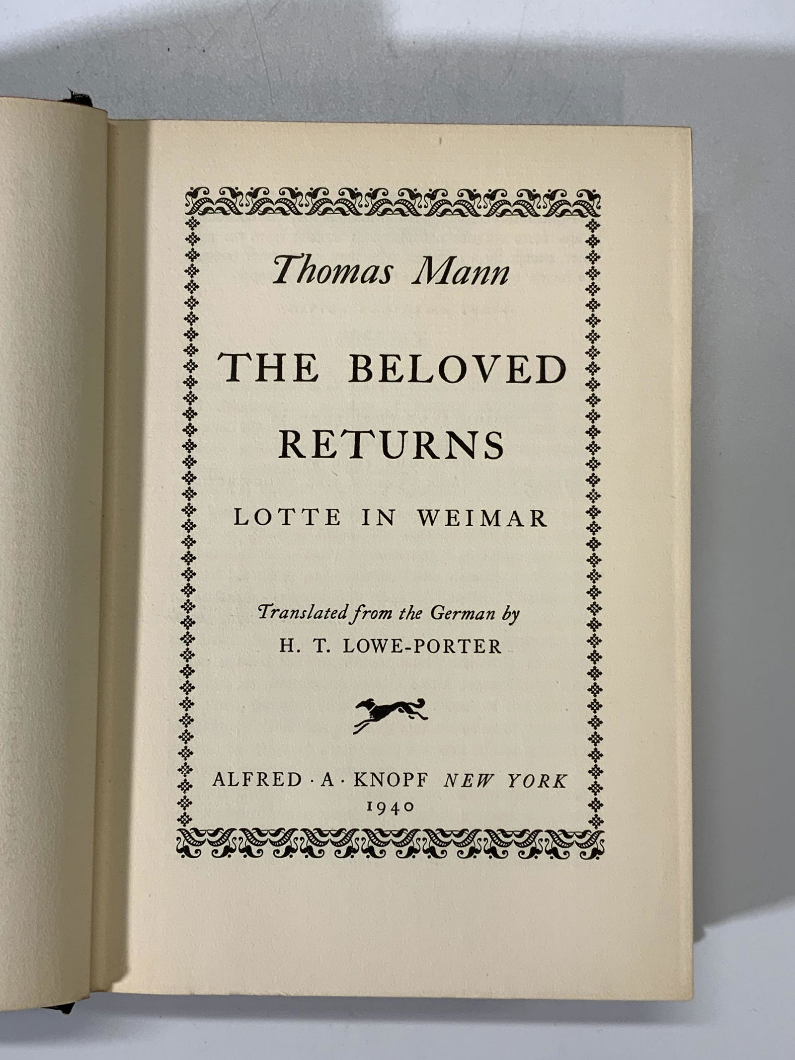 First US Edition The Beloved Returns Thomas Mann (1 of 5)