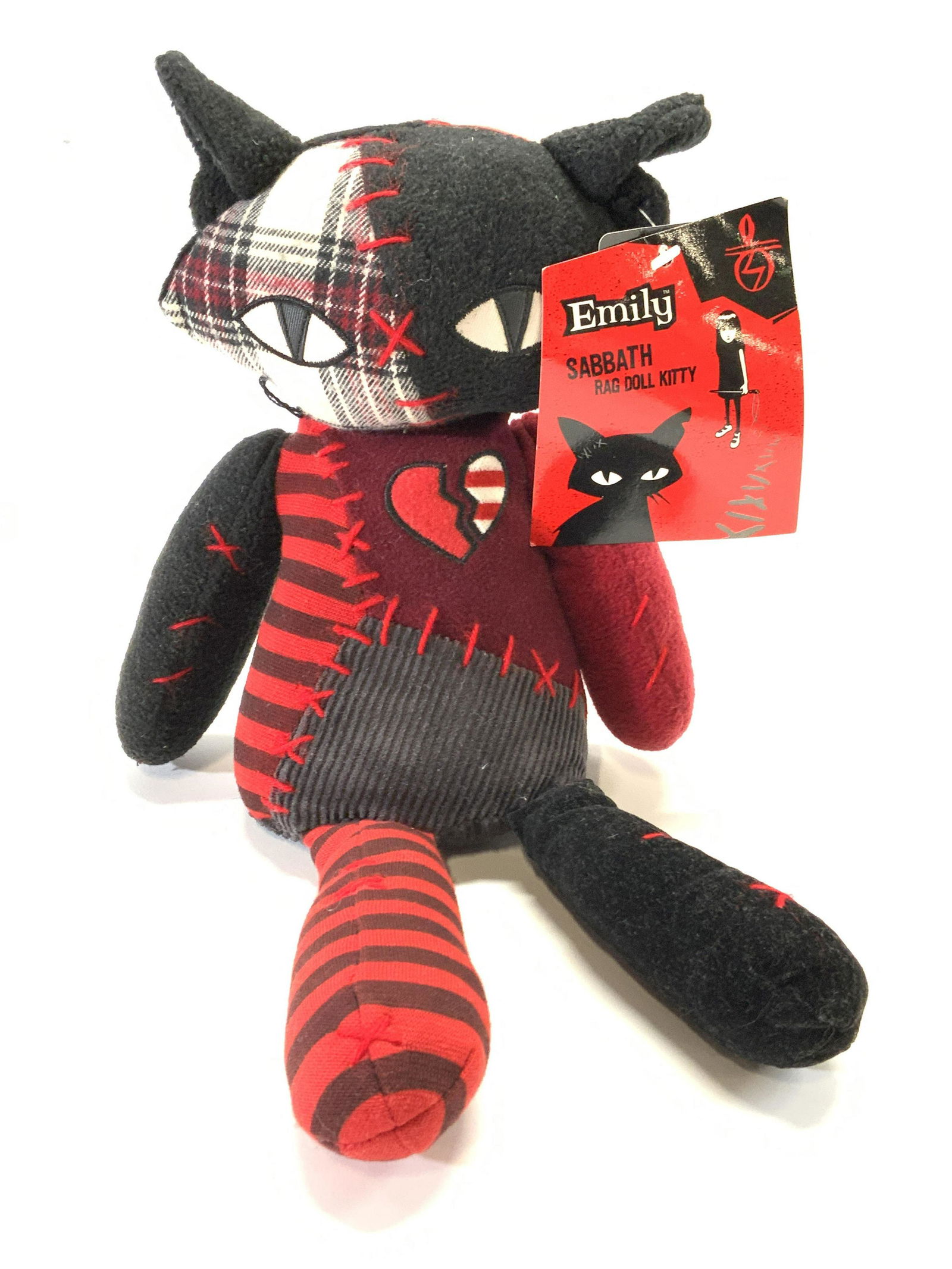 EMILY THE STRANGE Sabbath Rag Doll Kitty NWT (1 of 4)