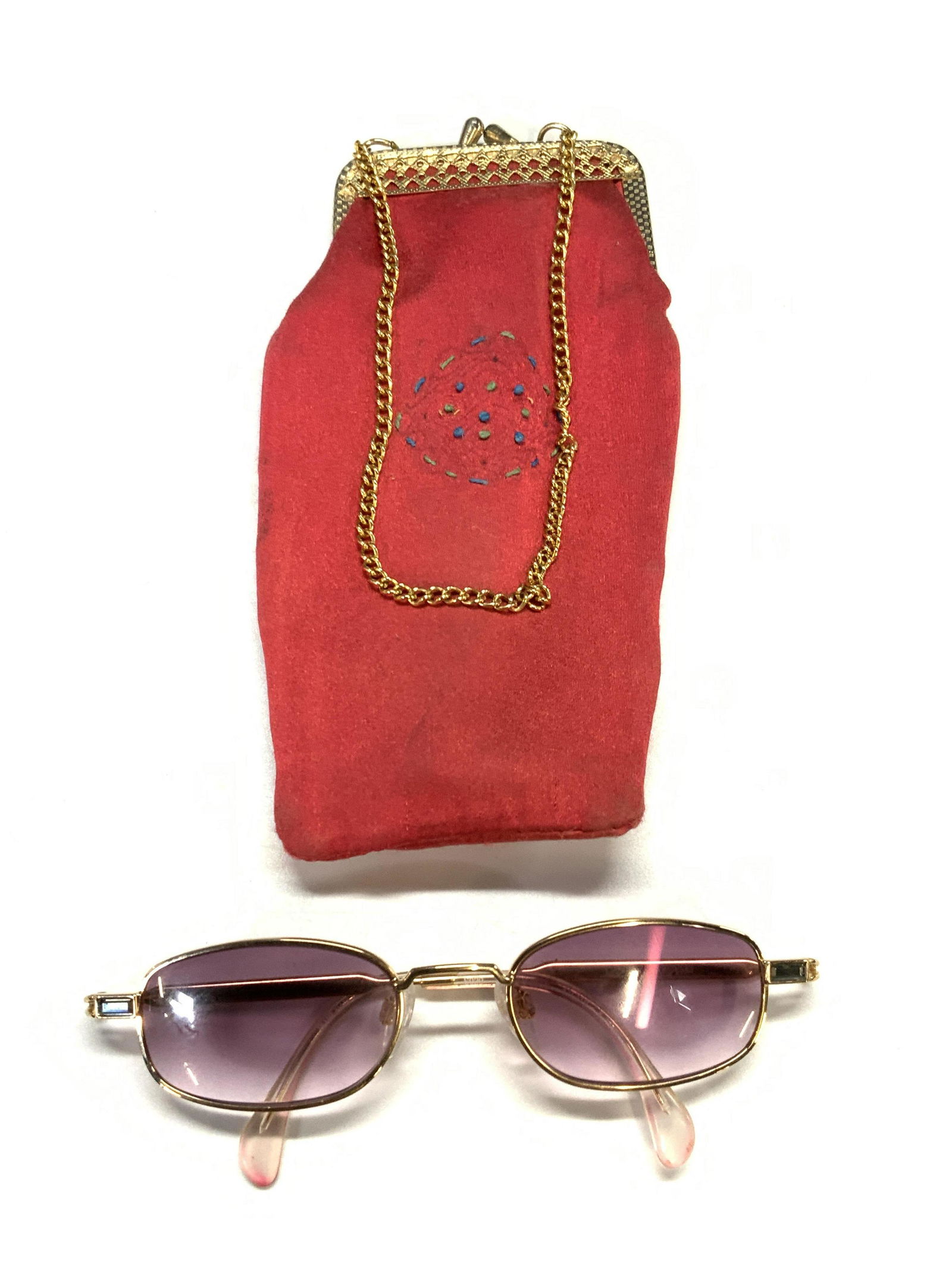 DANIEL SWAROVSKI Gold Tone Sunglasses (1 of 5)