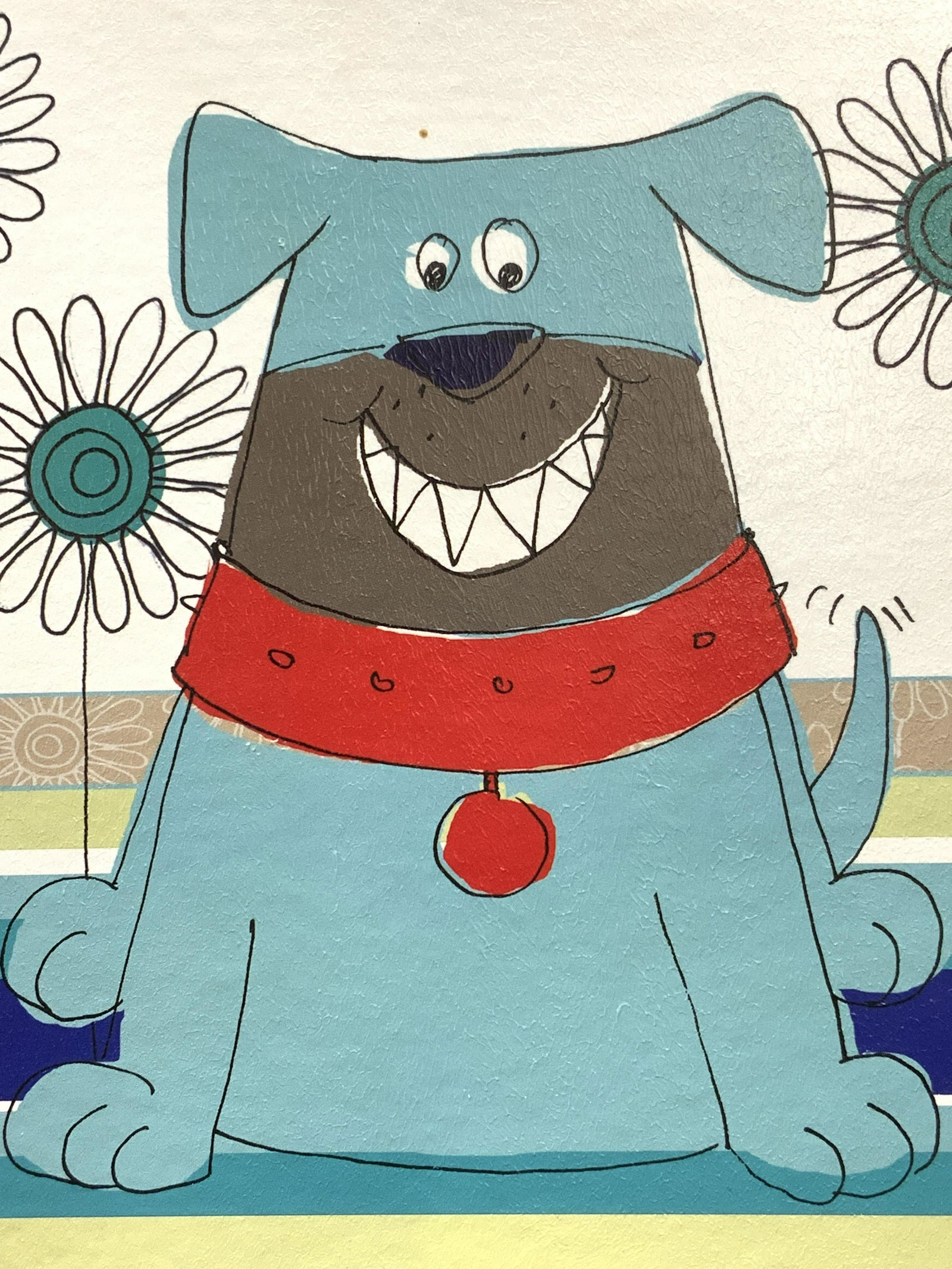 LIV & FLO Friendly Puppy Lithograph (1 of 5)