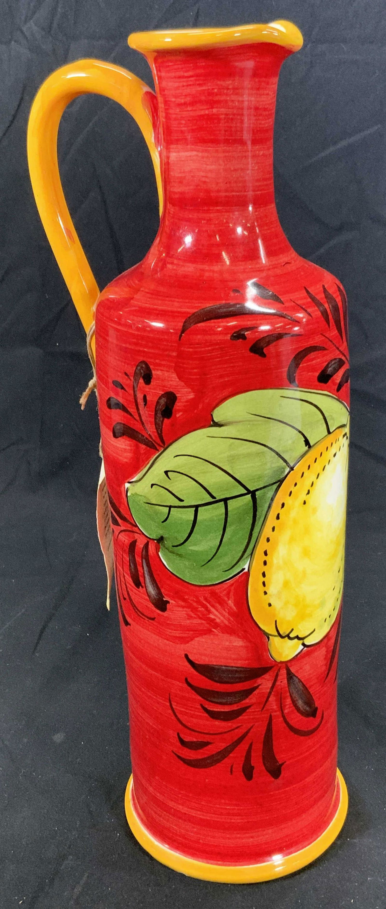 COSIMO PRIMO Hand Painted Ceramic Pitcher (1 of 5)