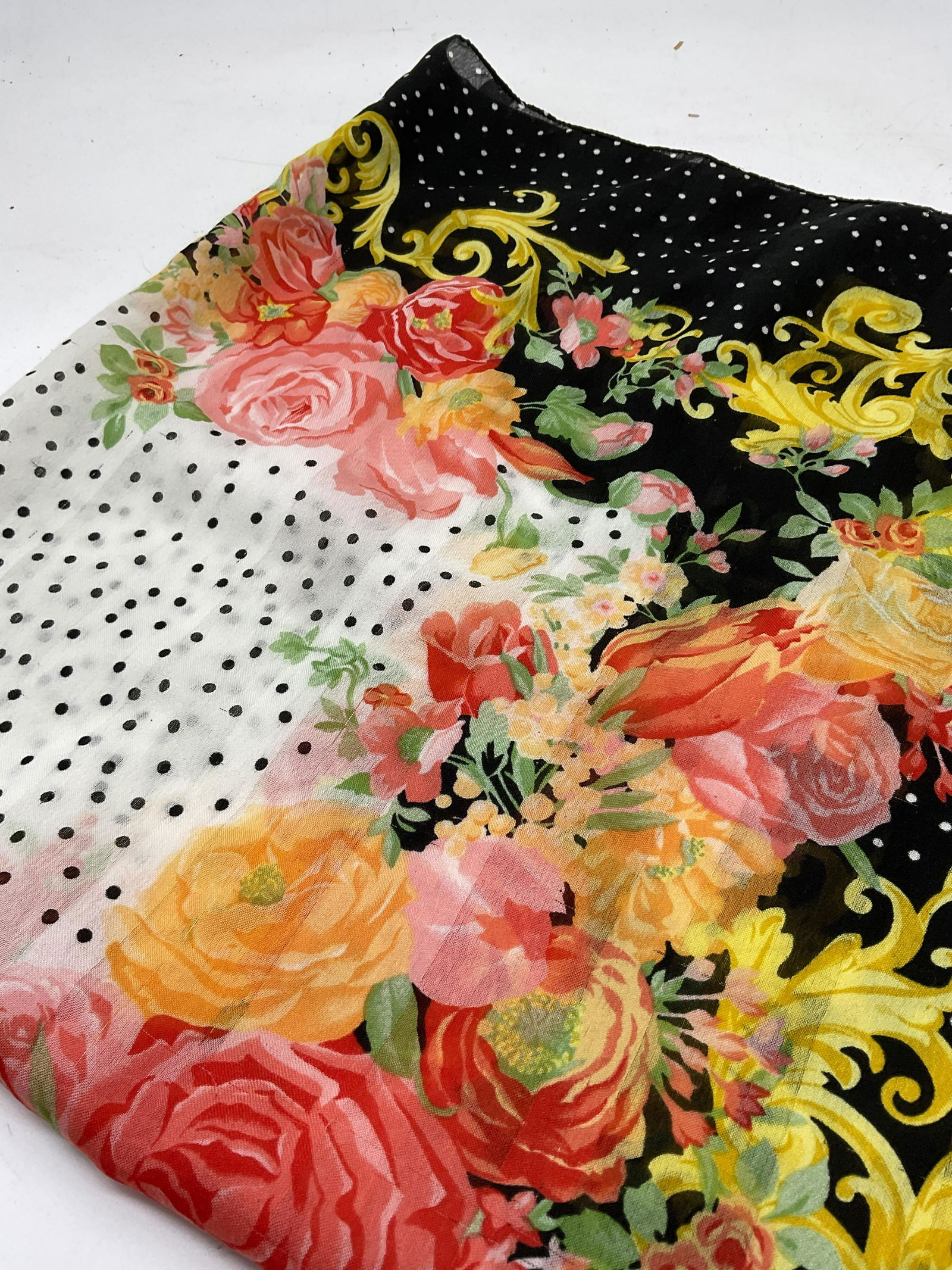 Floral Polkadot Scarf (1 of 5)