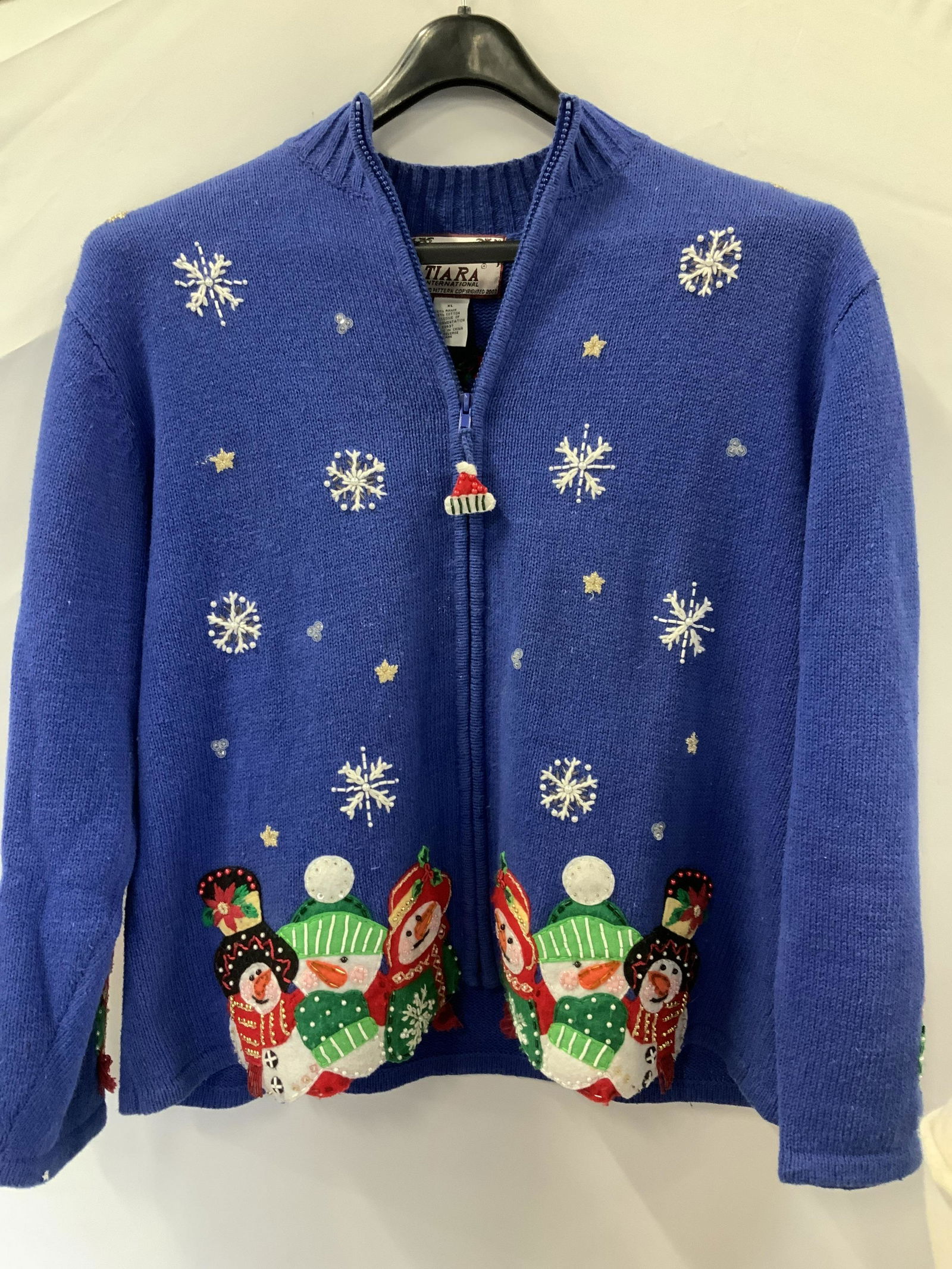 TIARA Embroidered & Appliqué Christmas Sweater (1 of 9)