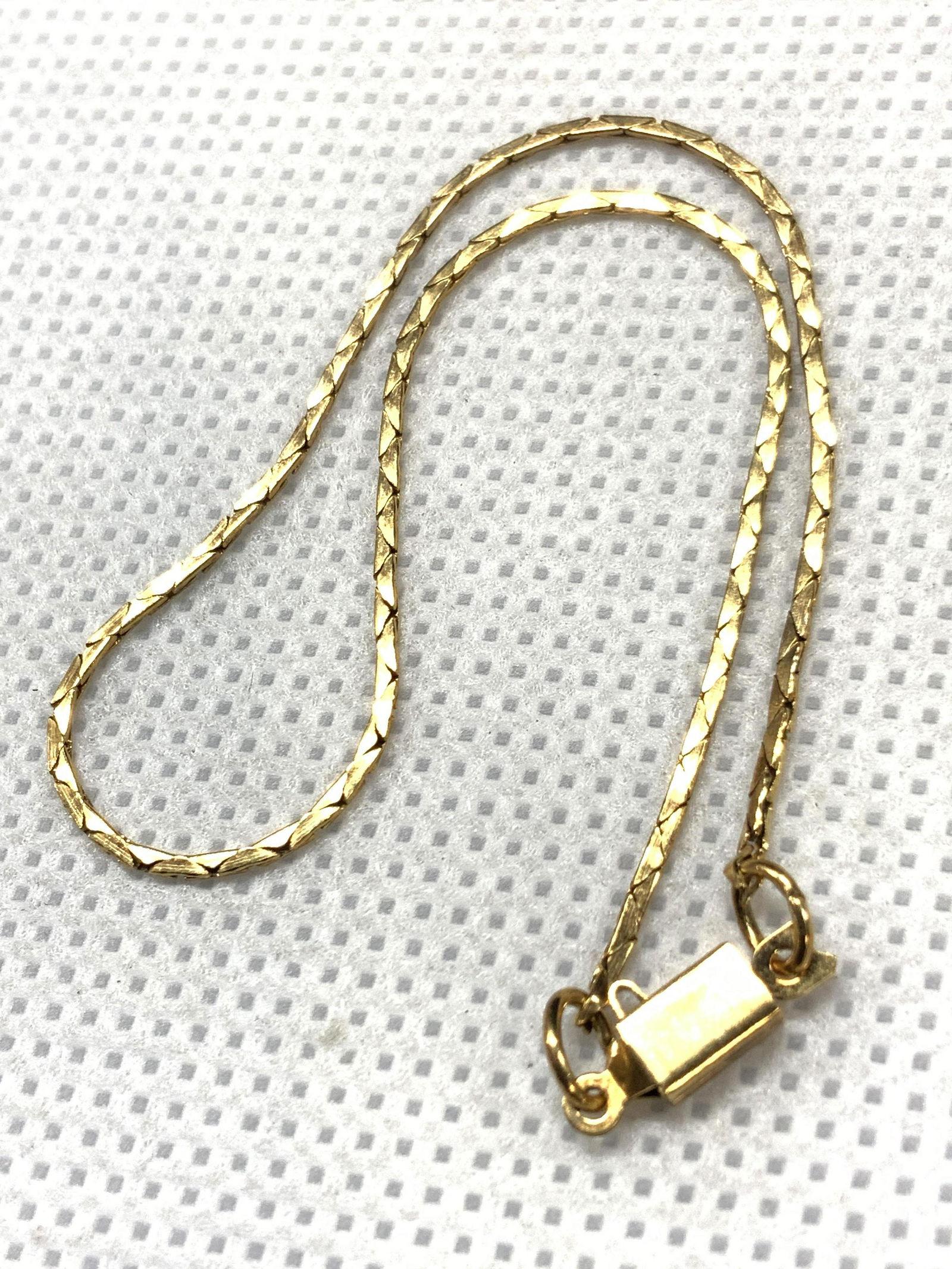 14 K Gold Snake Chain Bracelet (1 of 5)