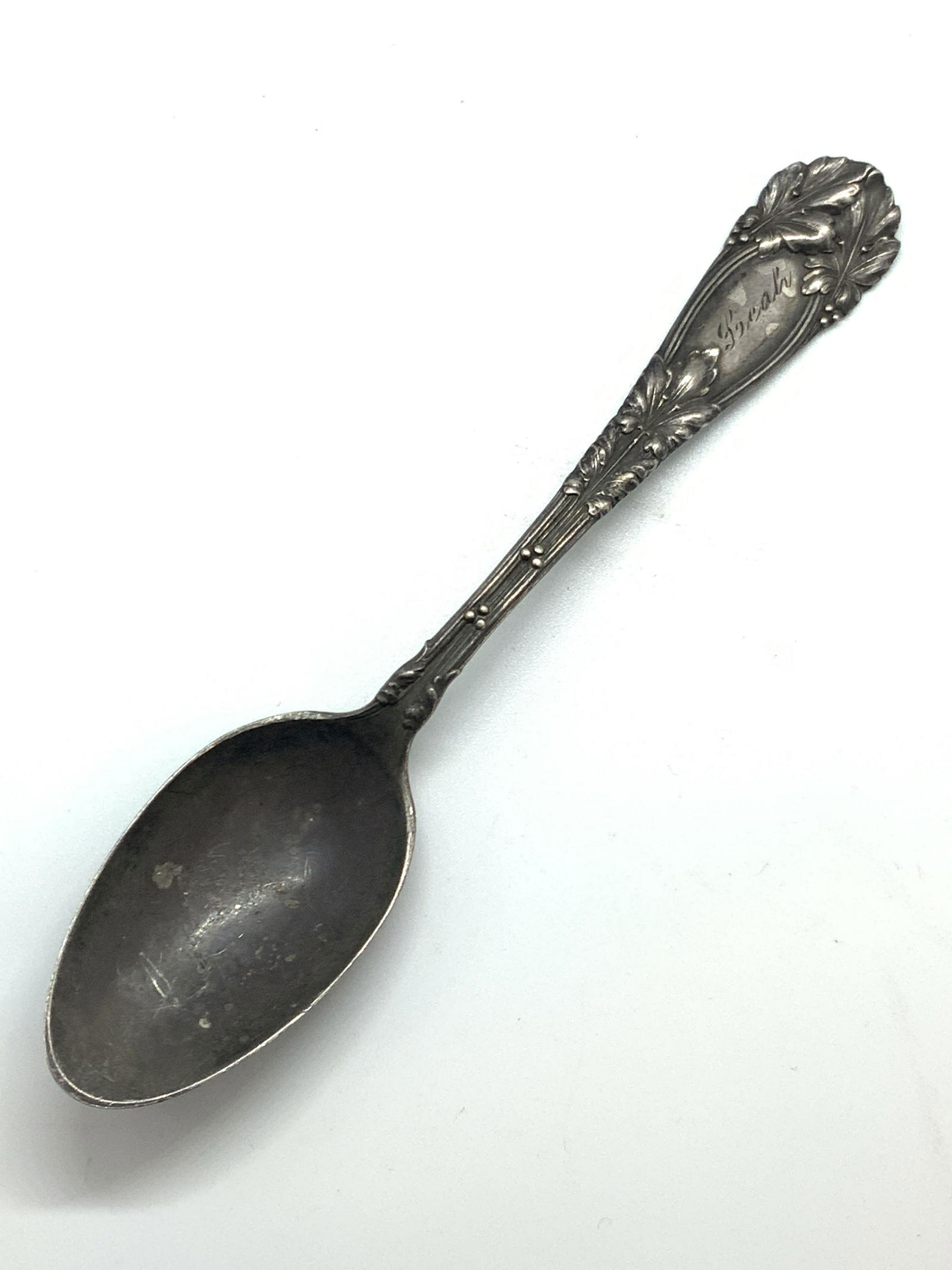 Antique Ornate Sterling Monogrammed Spoon (1 of 8)