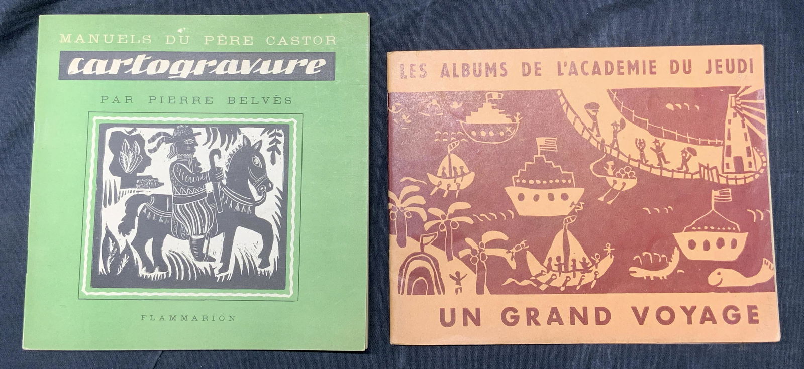 Pair Vintage French Modern Art Picture Books (1 of 4)