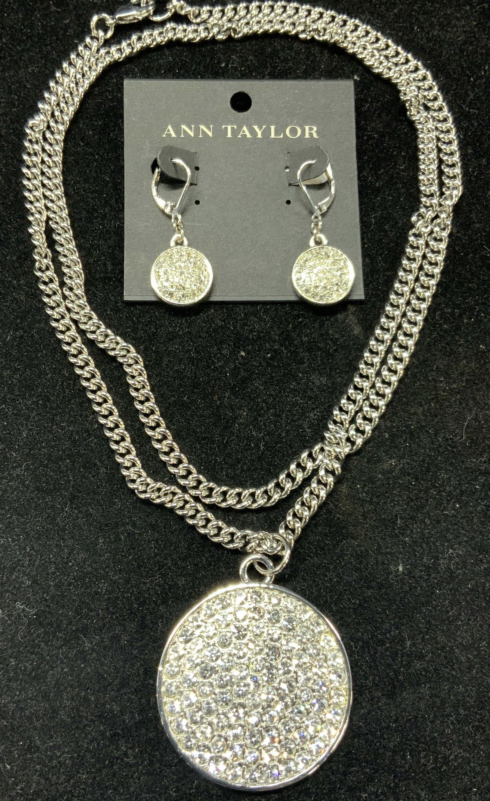 ANN TAYLOR Lariat Necklace & Earrings (1 of 6)