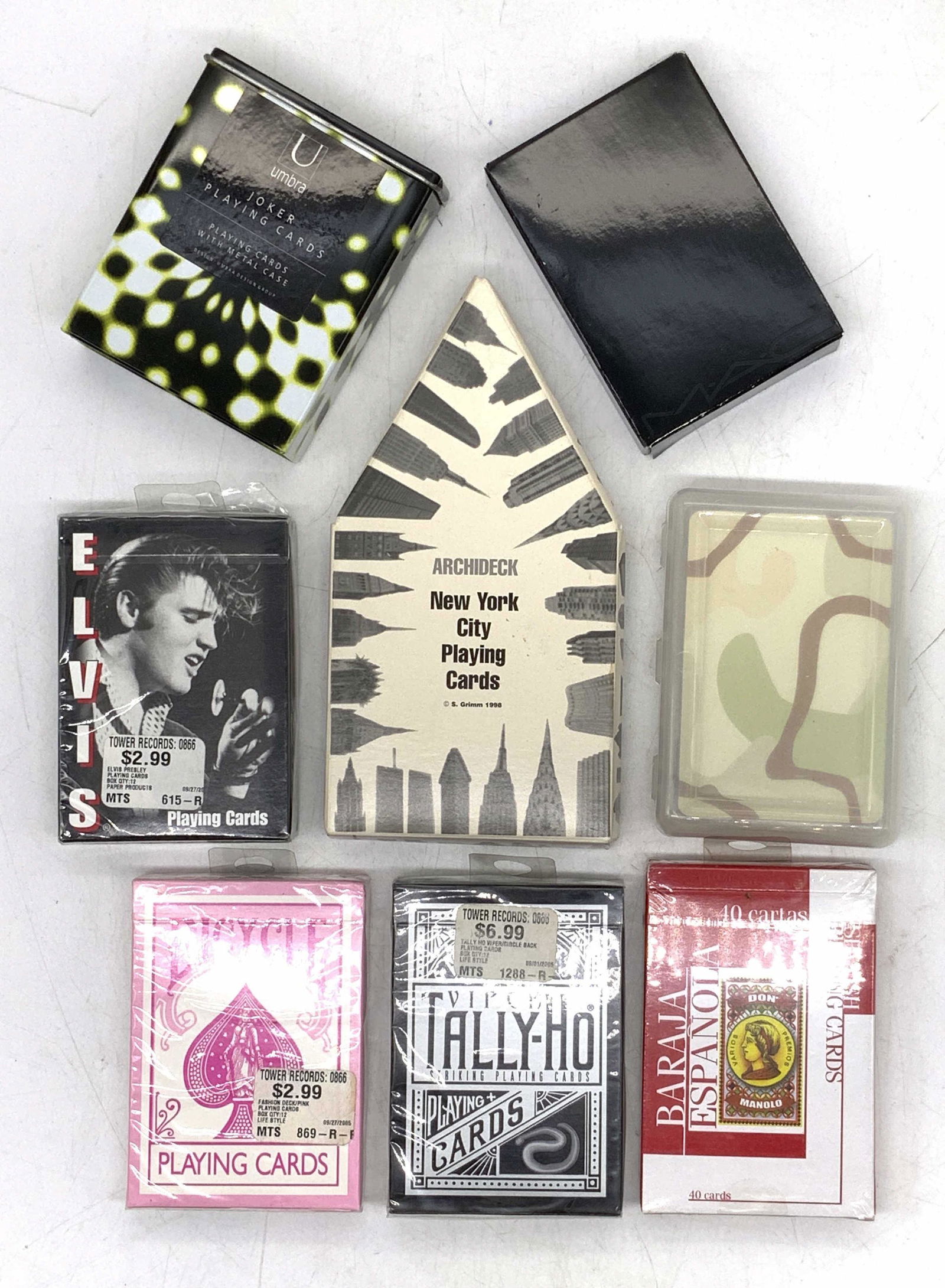 Lot 8 Playing Card Decks, Elvis, NIB (1 of 4)