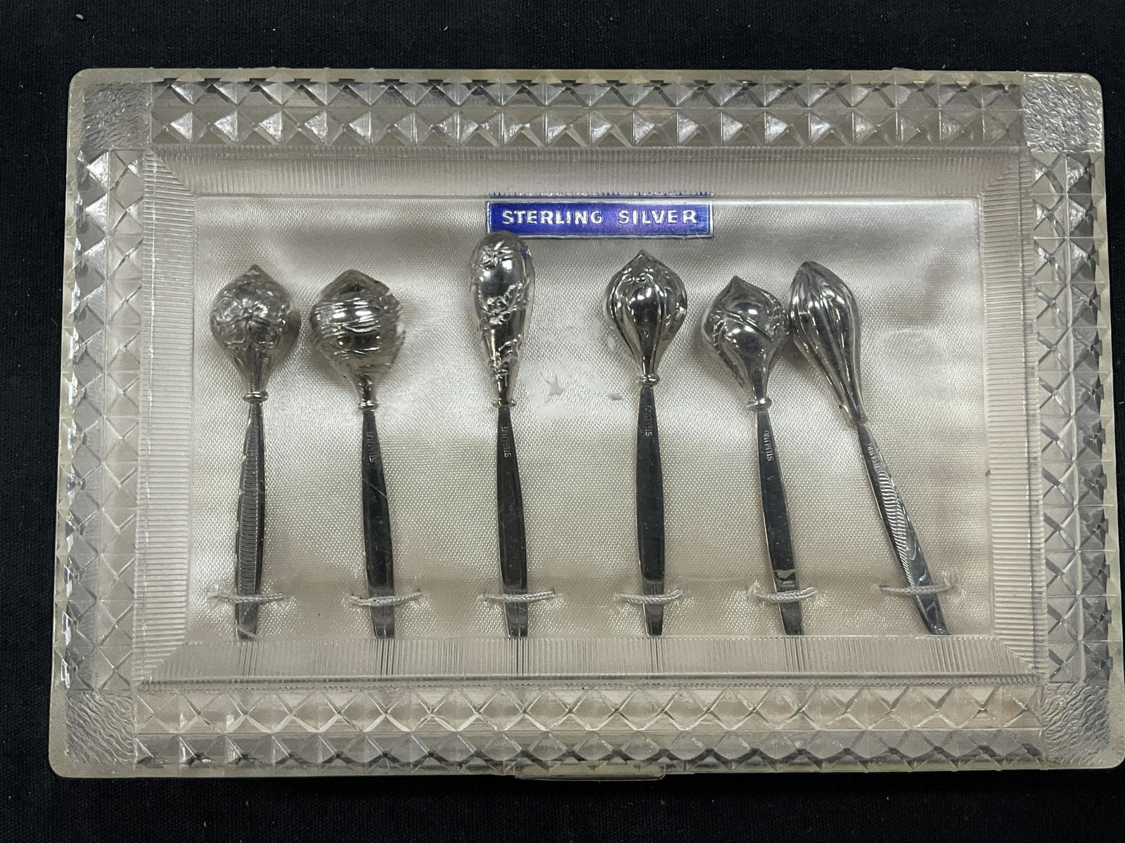 Set 6 Sterling Silver Hors D oeuvres Picks (1 of 4)