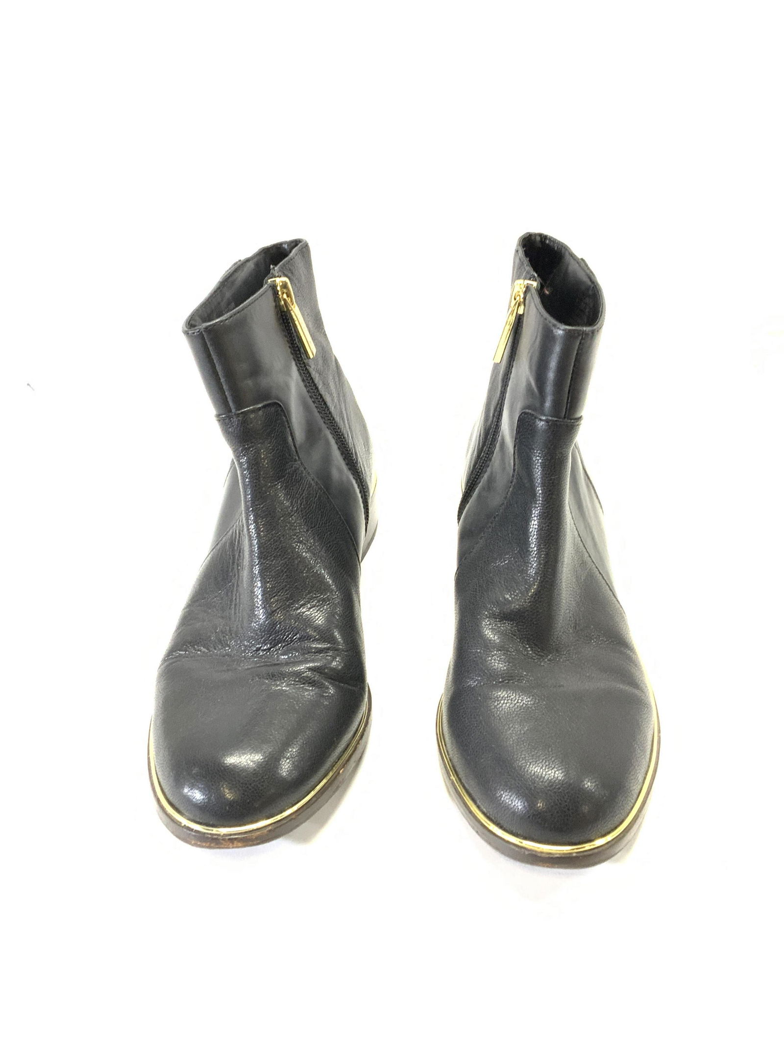 LOUISE ET CIE Black Leather Ankle Boots (1 of 6)