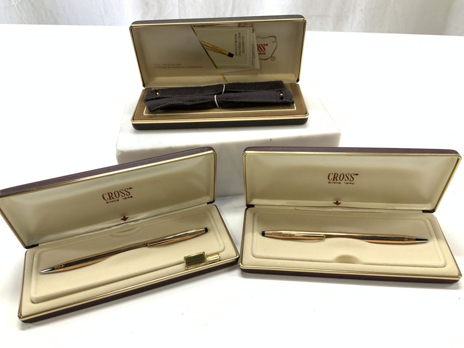 Lot 4 14K GF Cross Pens, Original Boxes (1 of 6)