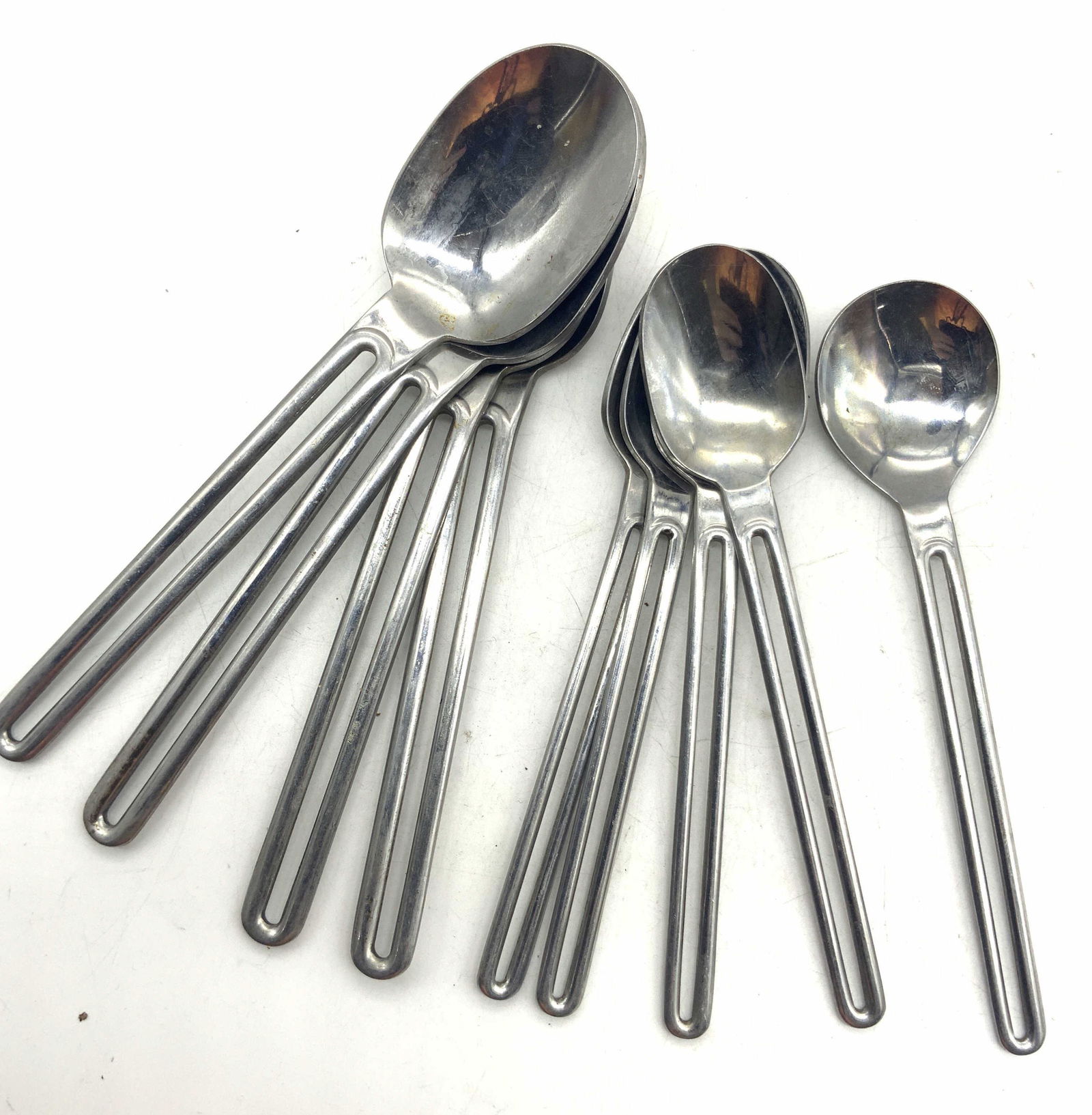 THE CELLAR Set 9 Stainless Steel Spoons, Japan (1 of 7)