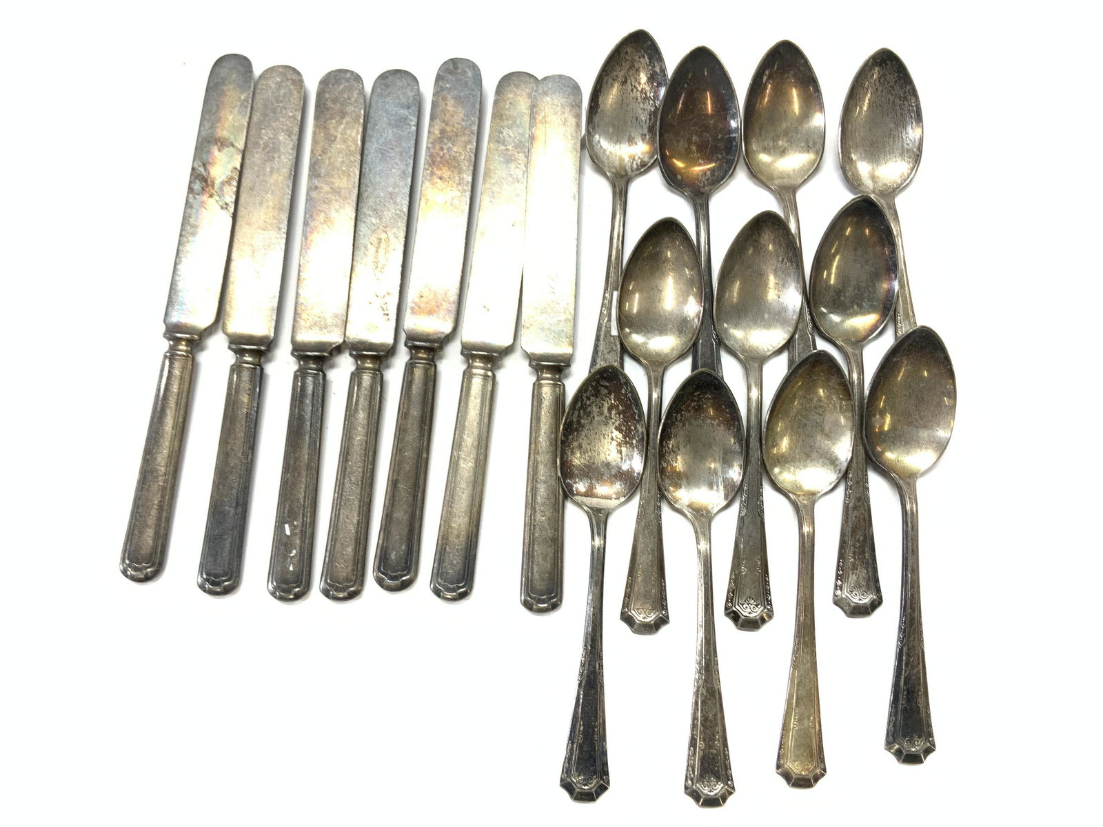 Set 18 SHEFFIELD & 1847 Rogers Plated Flatware USA (1 of 5)