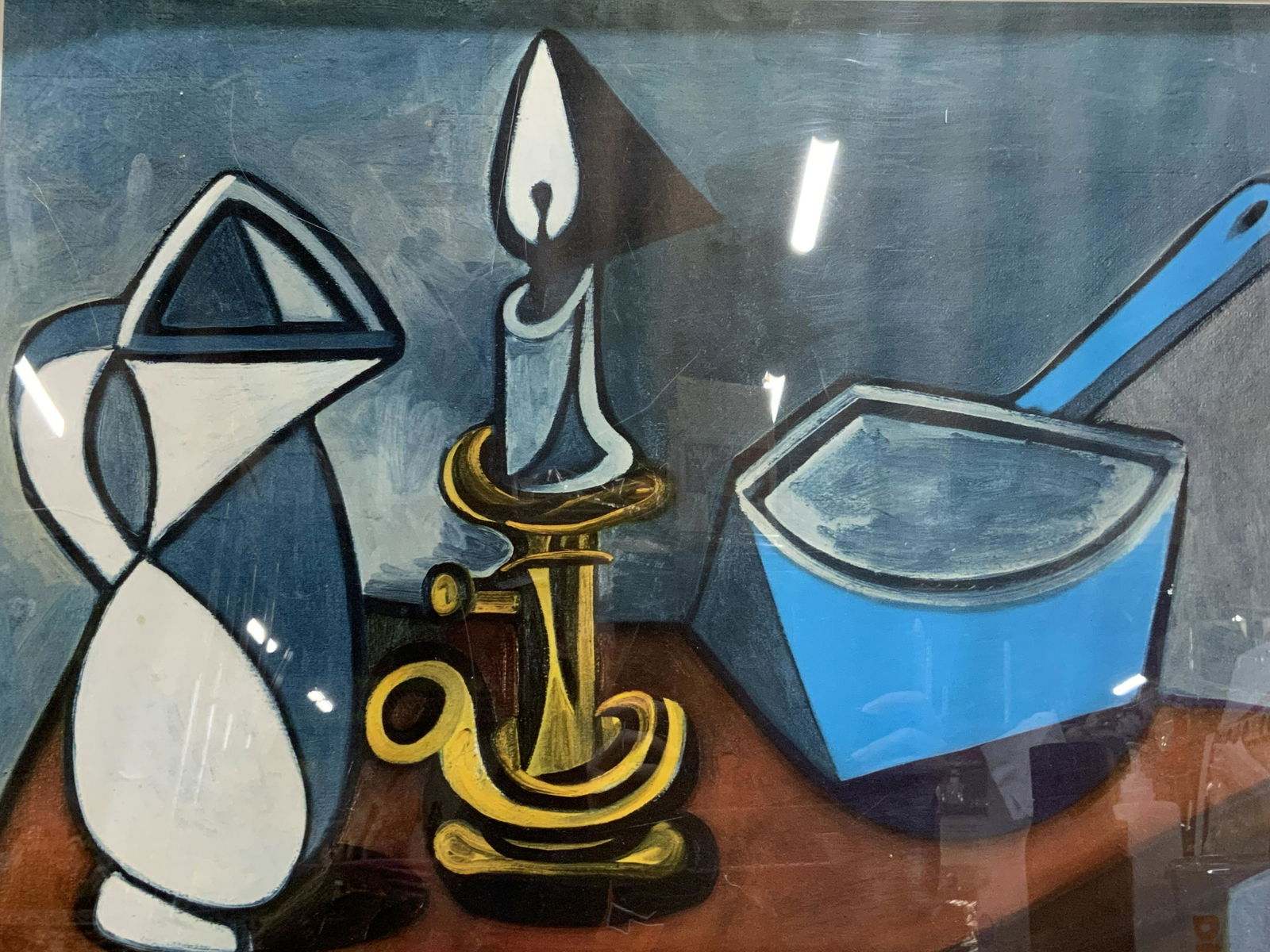 PABLO PICASSO Jug, Candle, and Enamel Pan Litho. (1 of 5)