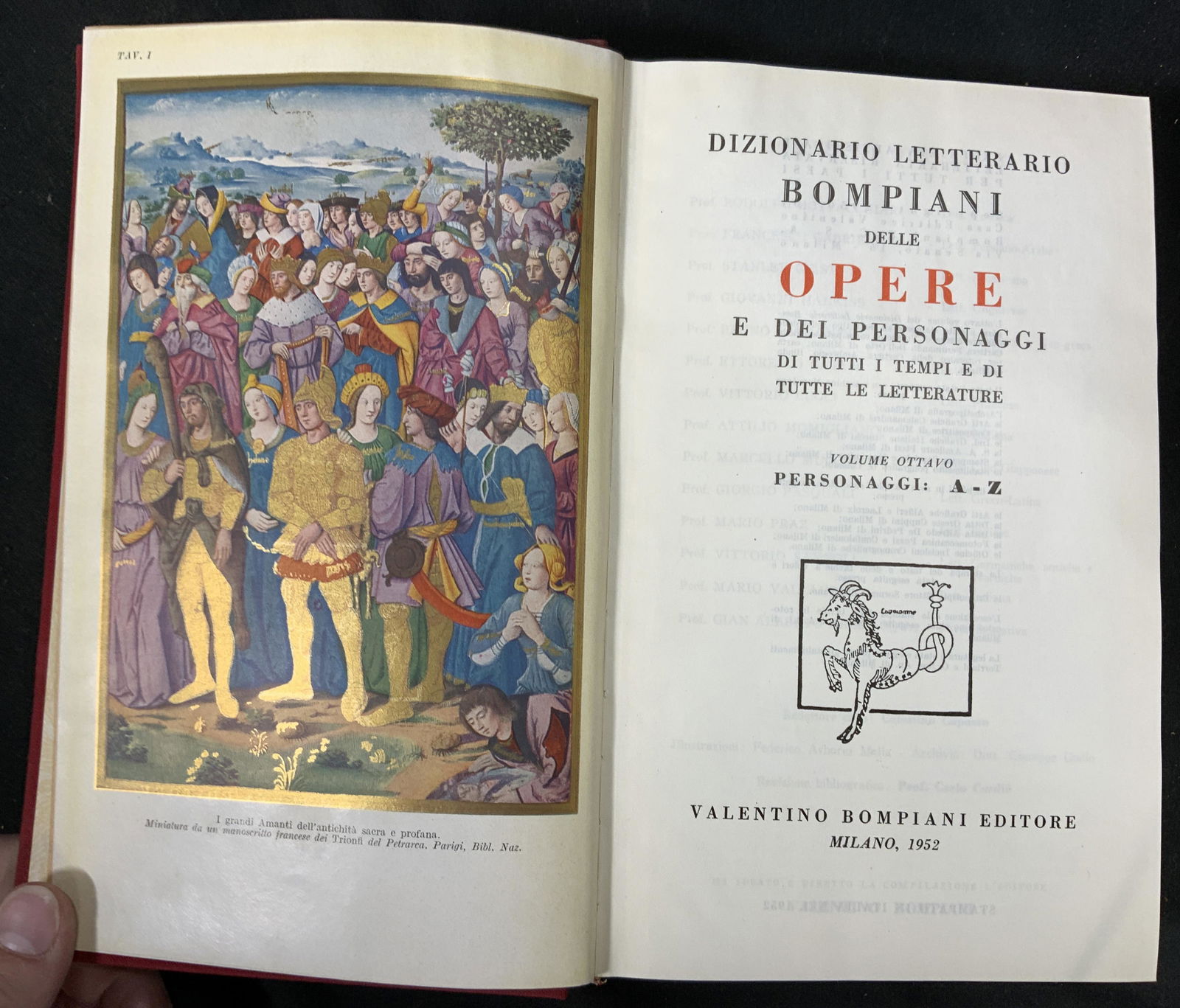 Set 5 Dizionario Letterario Bompiani, Italian (1 of 4)