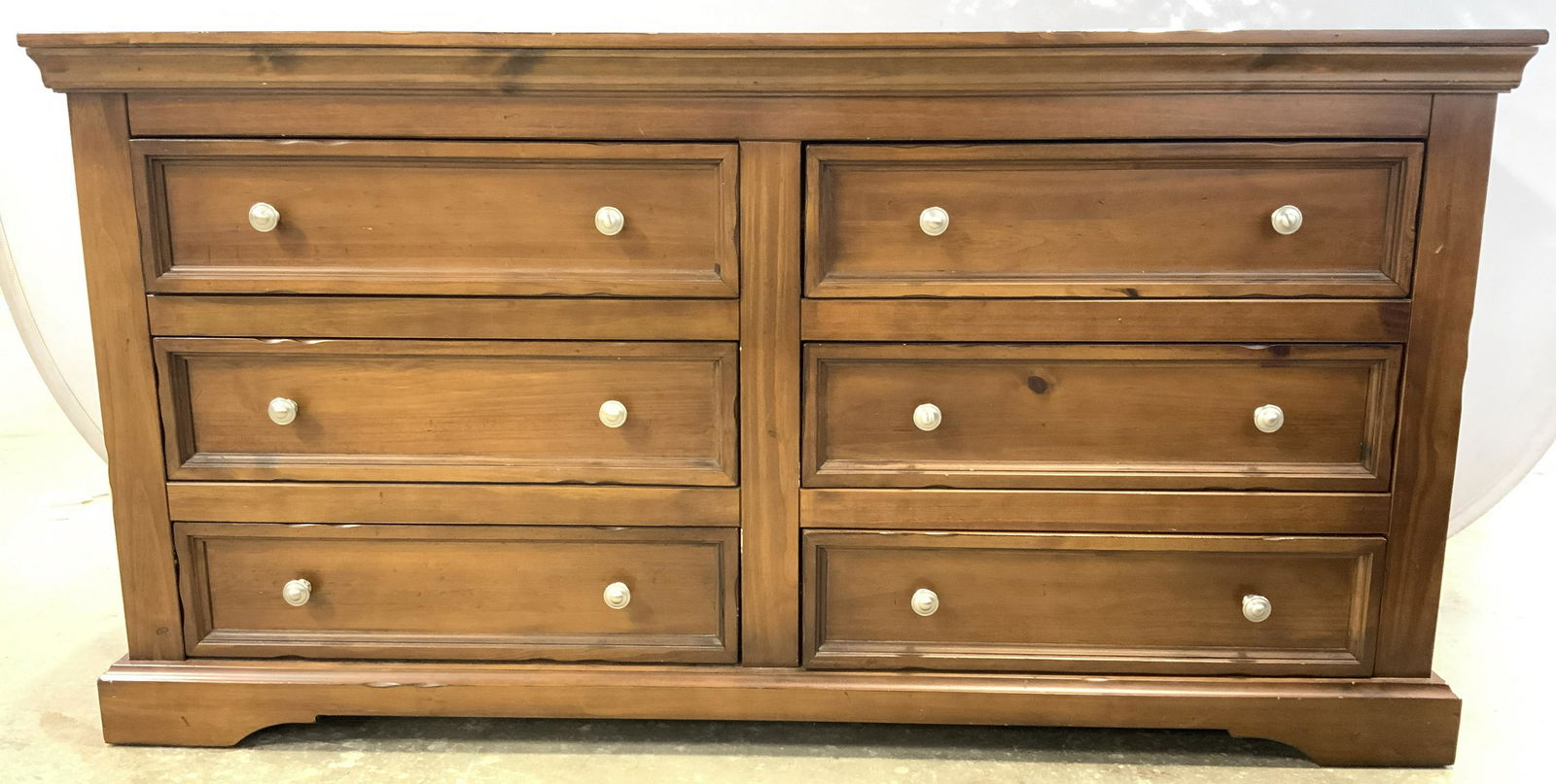 Pier 1 Six Drawer Wooden Dresser