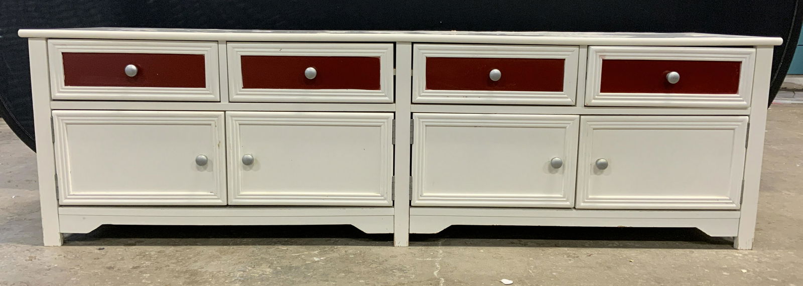 Vintage TV Stand Storage Drawer (1 of 10)