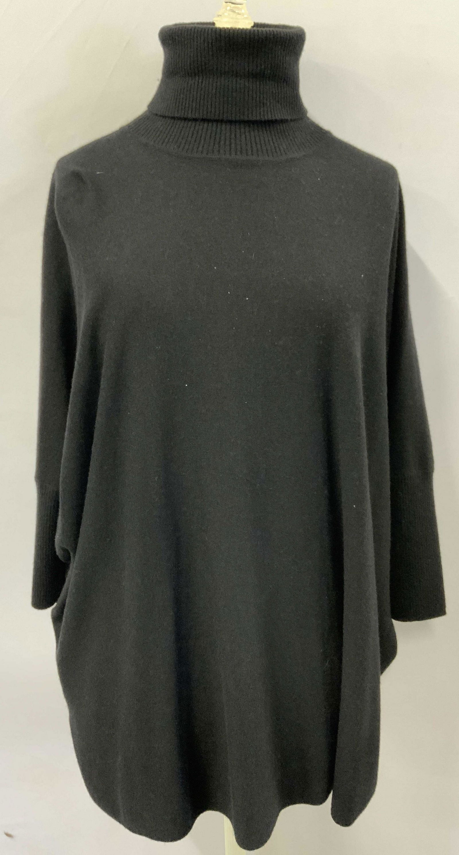 REPEAT Black Wool&Cashmere Blend Turtleneck (1 of 4)