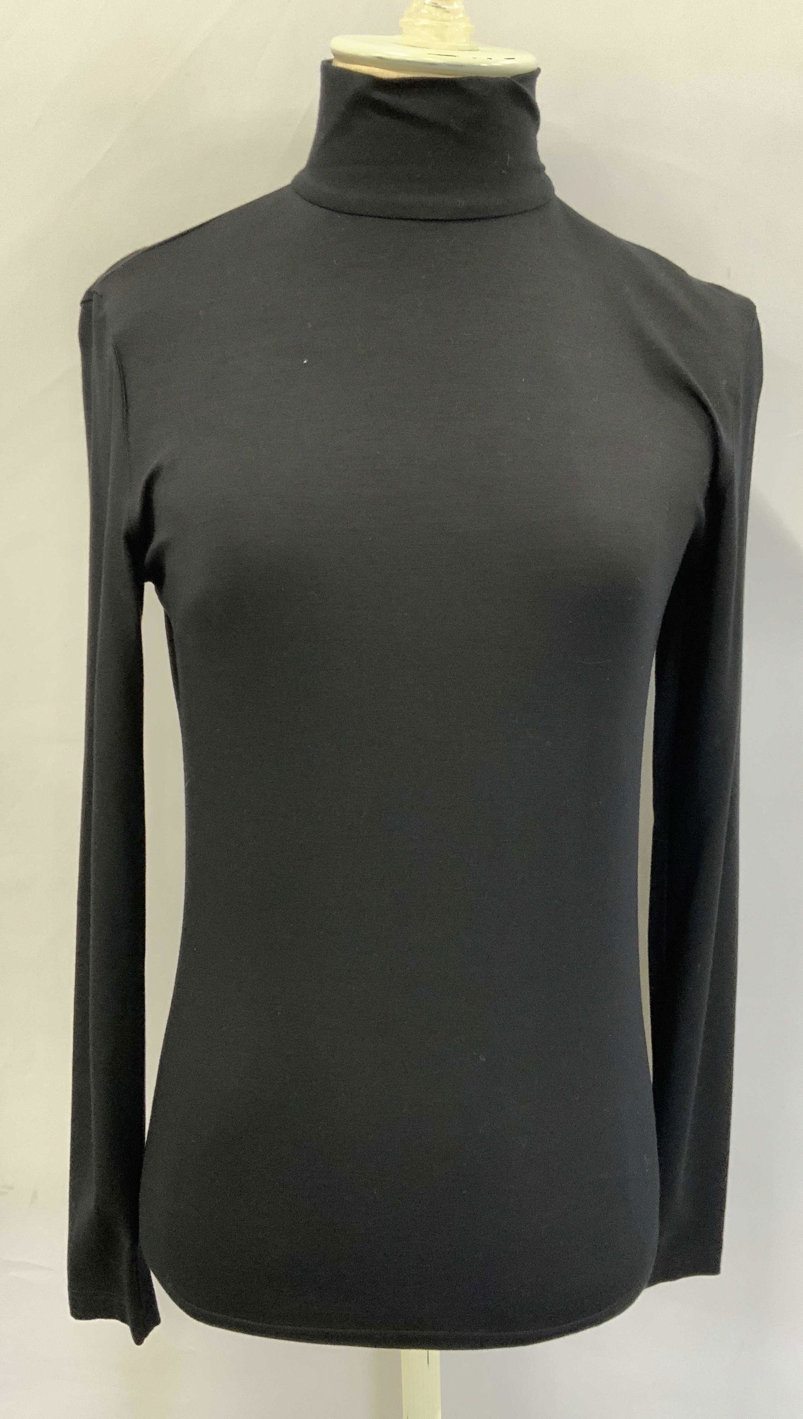 AKRIS PUNTO Black Modal Stretch Turtleneck (1 of 5)
