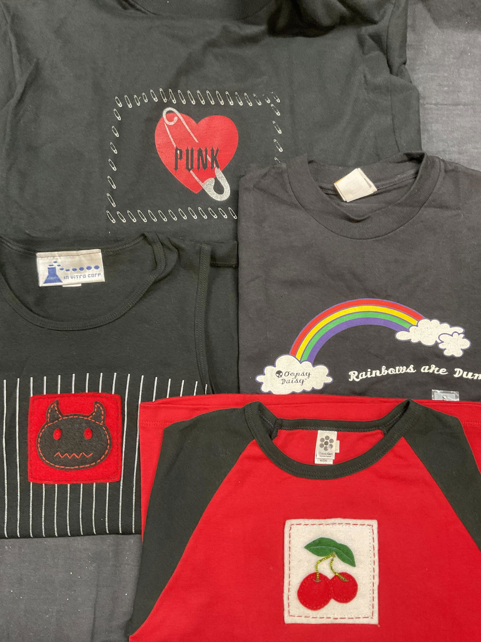 Lot 4 Vintage Grunge Tops (1 of 6)