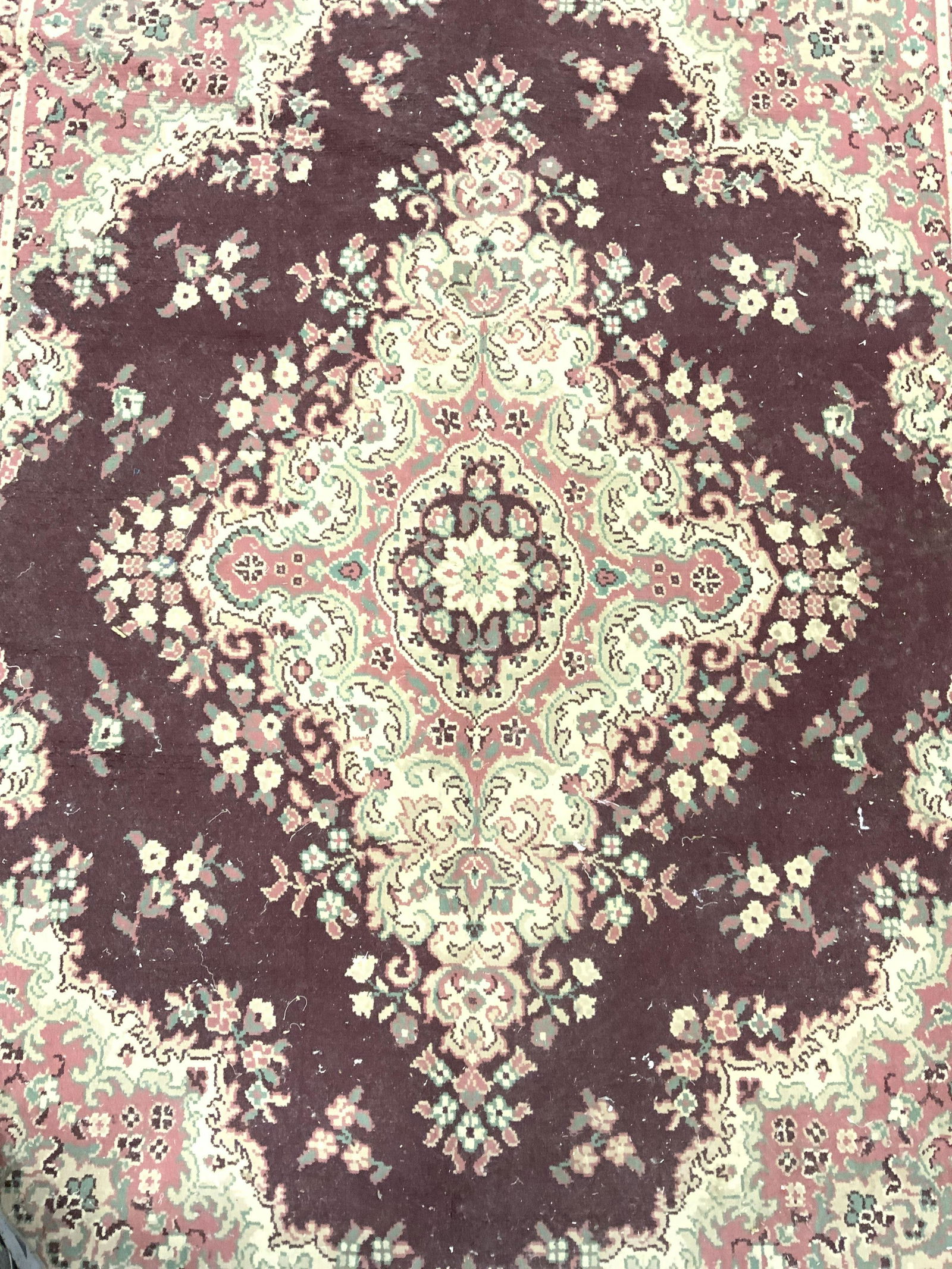 ARAK KIRMAN Wool Rug W Fringes (1 of 8)