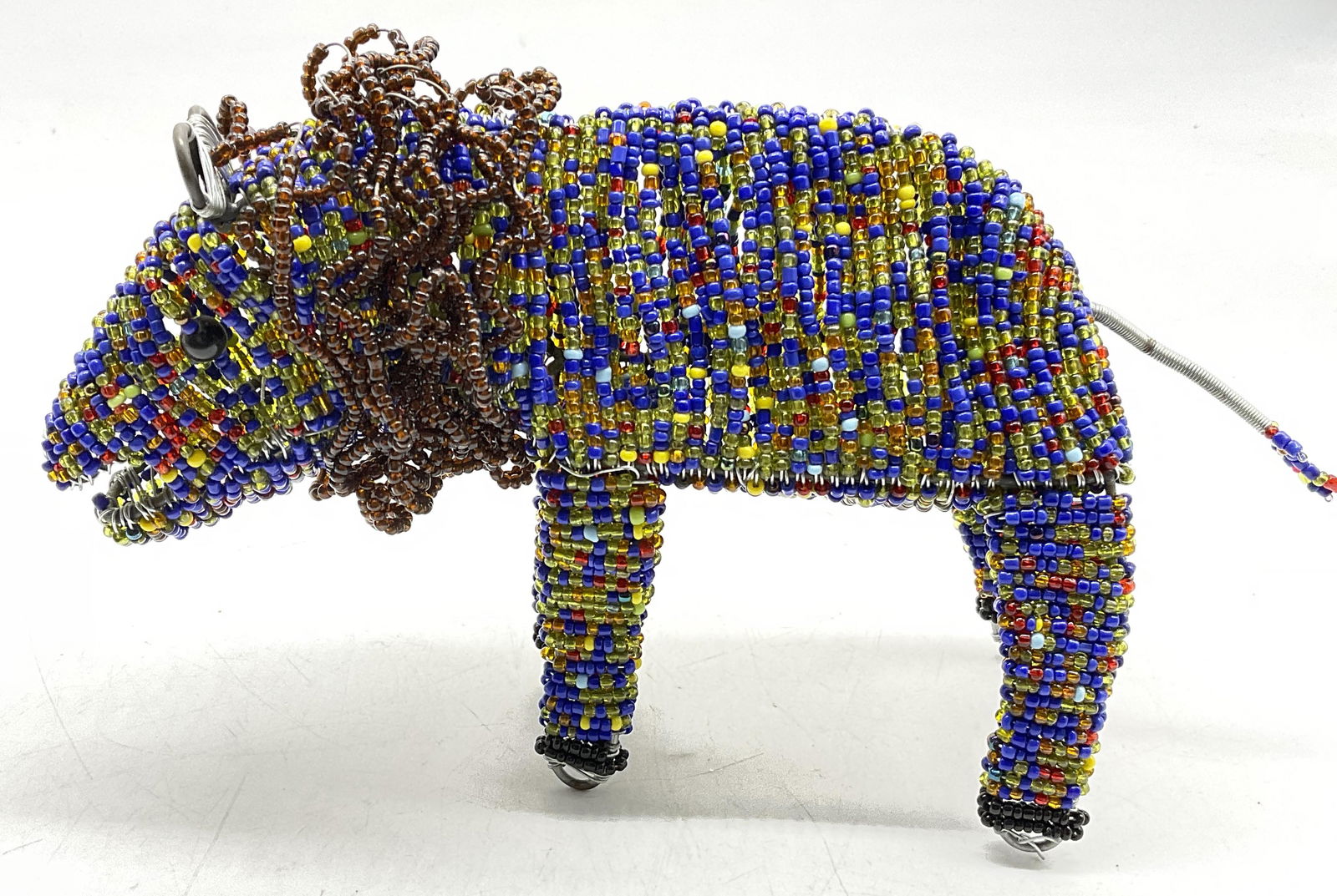 Beaded Animal Decor, Lion Figural (1 of 5)
