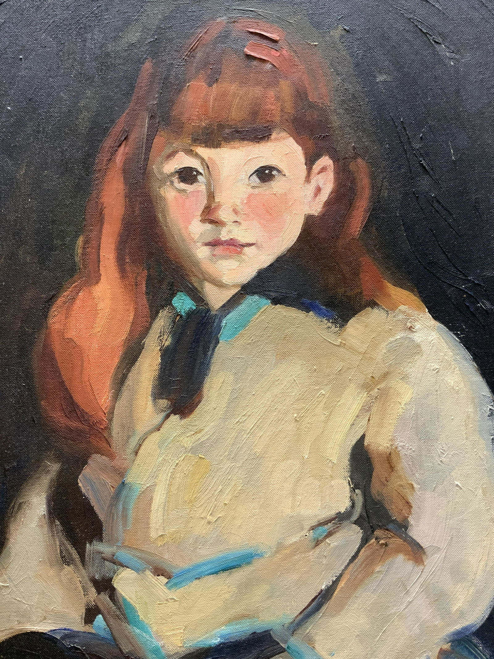 Portrait of Birdeen McNamara Painting (1 of 5)