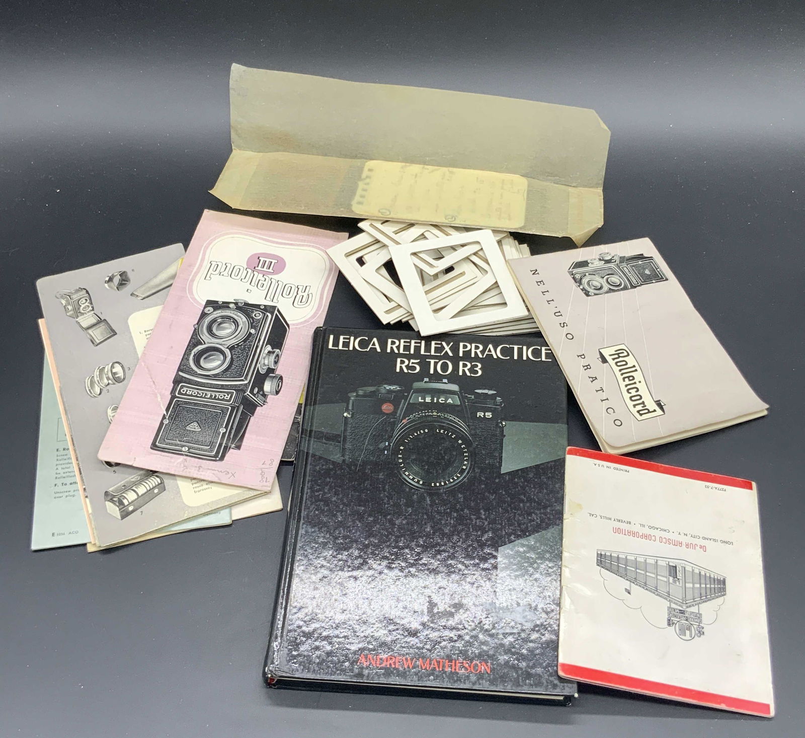 Group Lot Camera Pamphlets, Book, & Accessories (1 of 10)