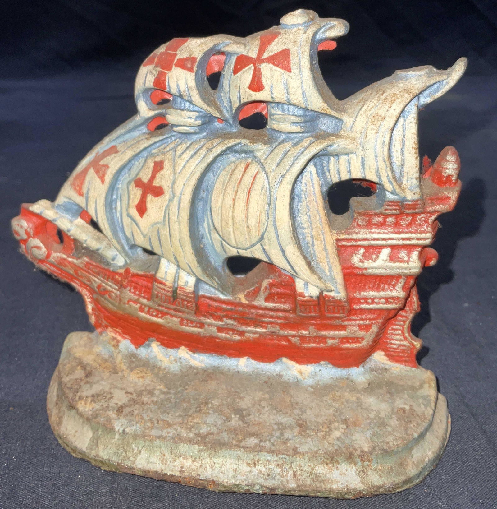 Antique Iron Ship Door Stop (1 of 4)