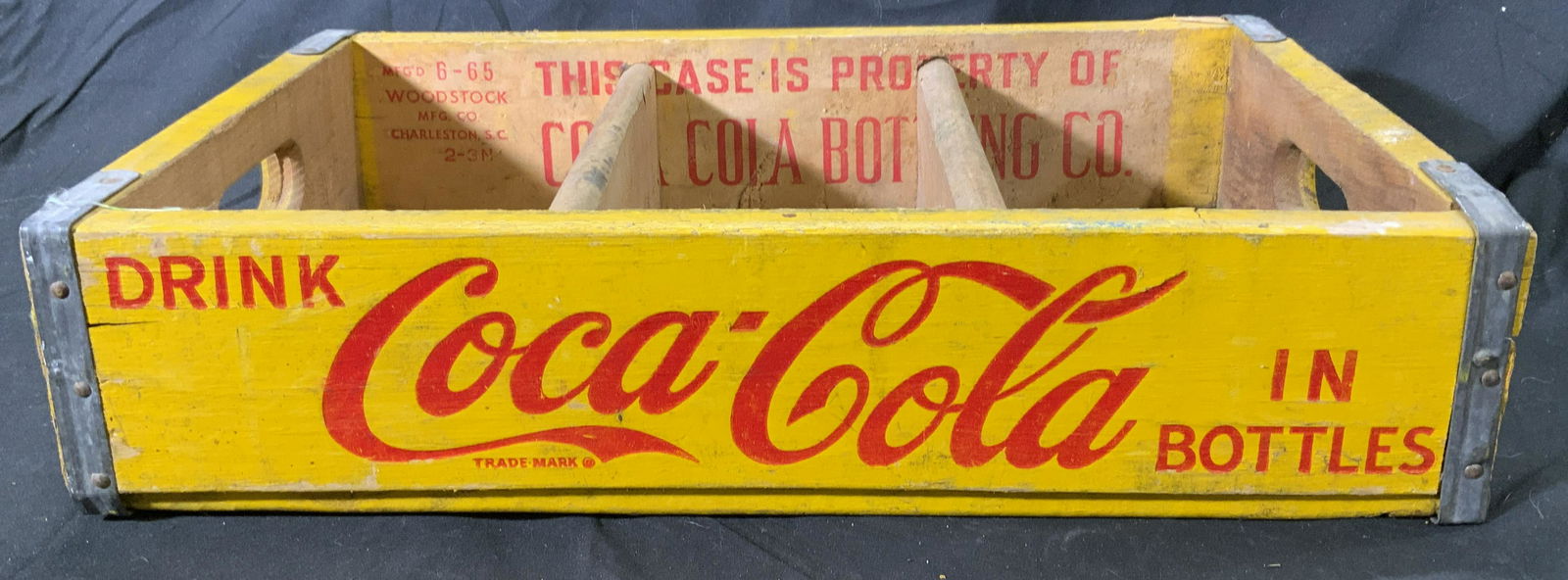 Vintage 1965 Wood COCA COLA Crate (1 of 6)