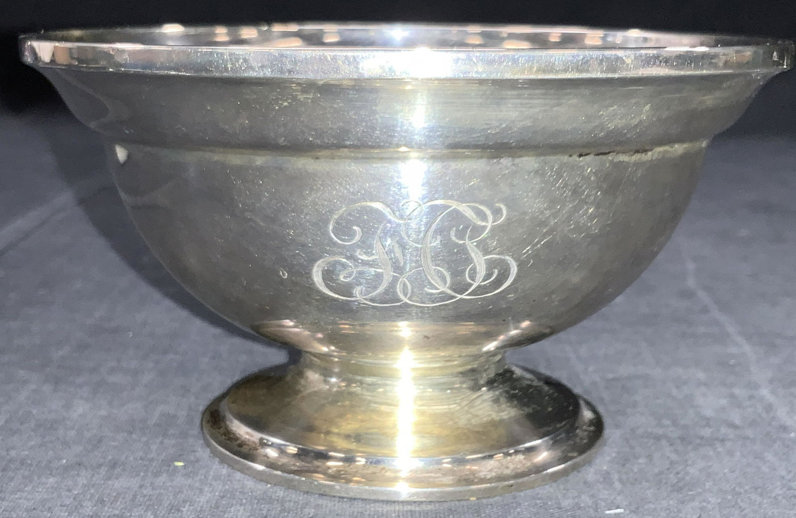 VNGT GORHAM Hallmarked Sterling Footed Bowl (1 of 6)
