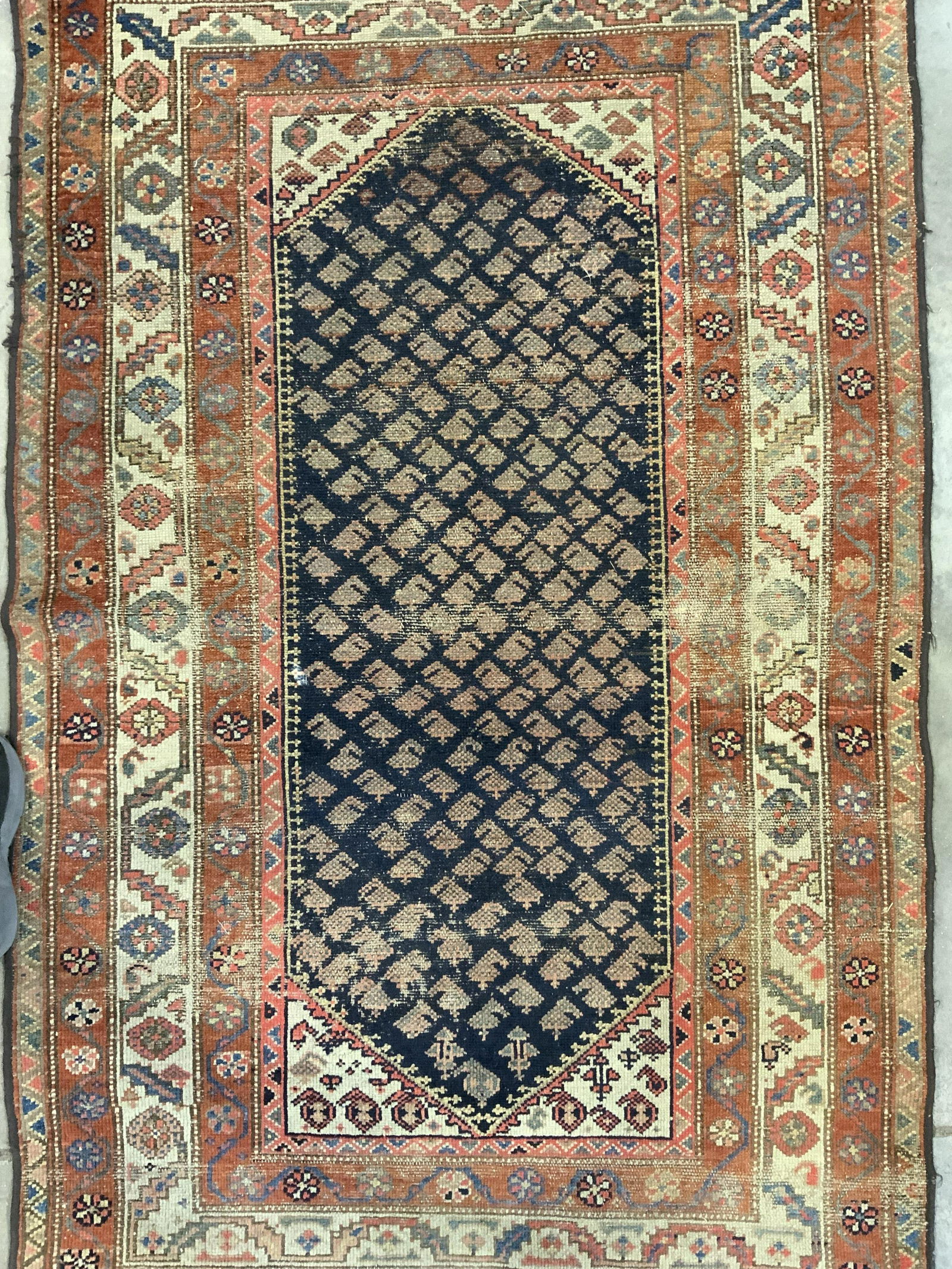 Antique Handmade Wool Oriental Rug Circa 1900s (1 of 10)