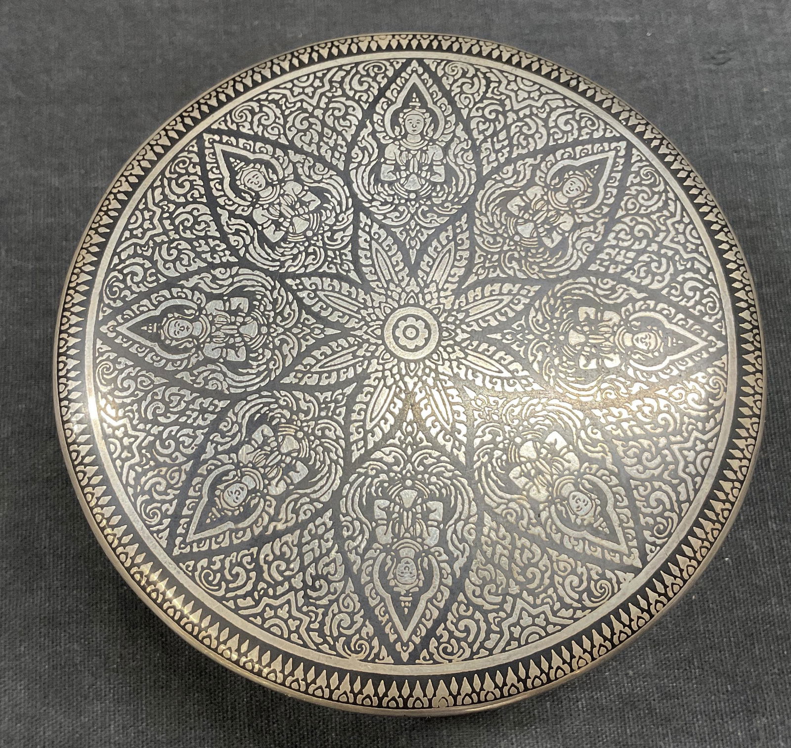 Thai Sterling Silver Trinket Box (1 of 8)