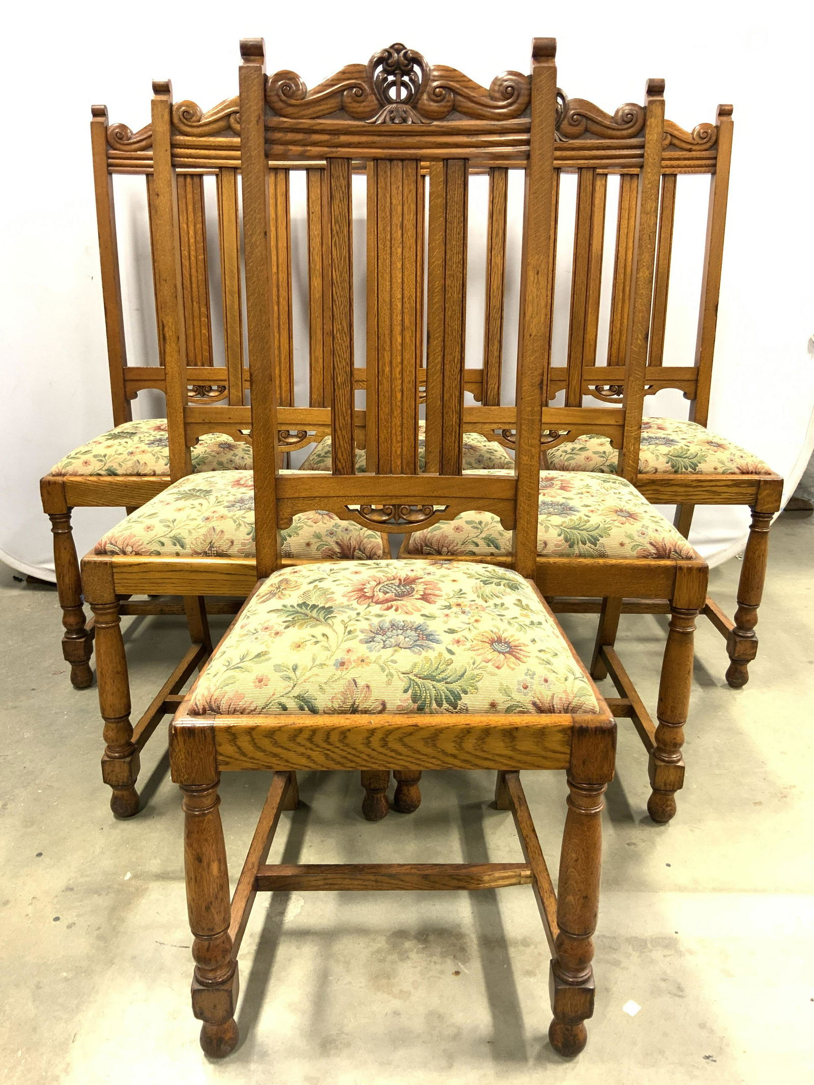 J HUNTER & CO Vintage Wooden Dining Chairs (1 of 10)