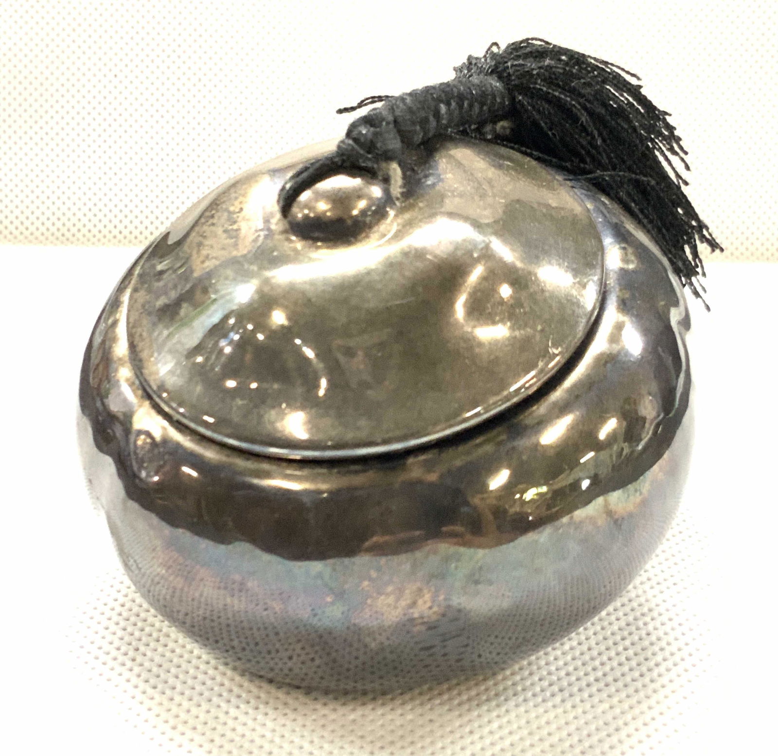 TIFFANY & CO. Sterling Lidded Trinket Box, Italy (1 of 9)