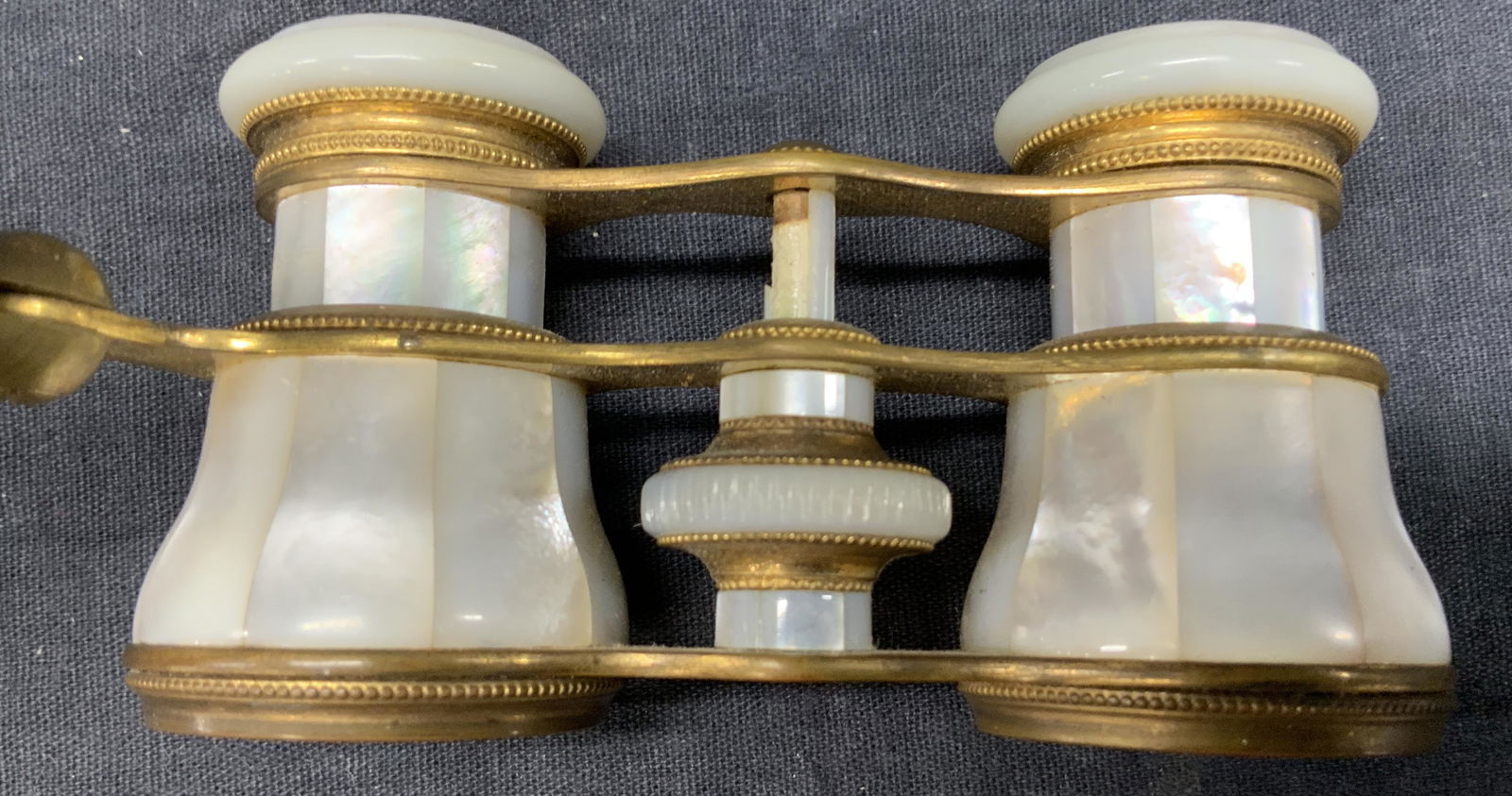 Ritterman Bros MOP Brass Opera Binoculars, FRANCE (1 of 7)