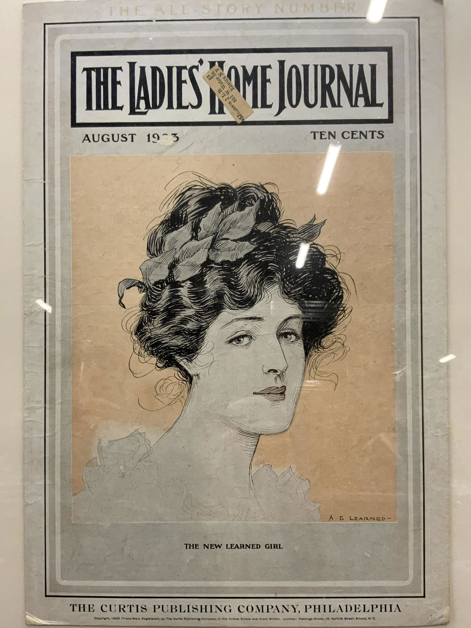 The Ladies Home Journal Atq. Magazine Cover Litho (1 of 11)