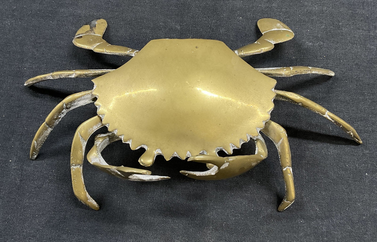 Brass Crab Figural Desk Inkwell (1 of 6)