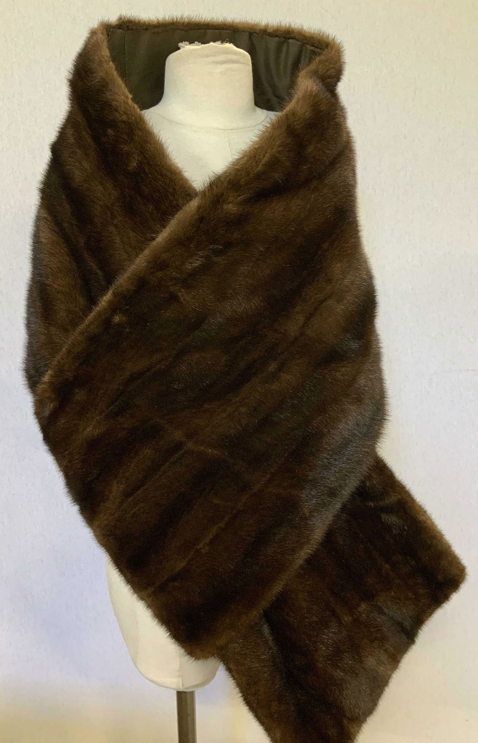 Penn 5th Avenue NY Mink Fur Wrap/ Scarf (1 of 8)