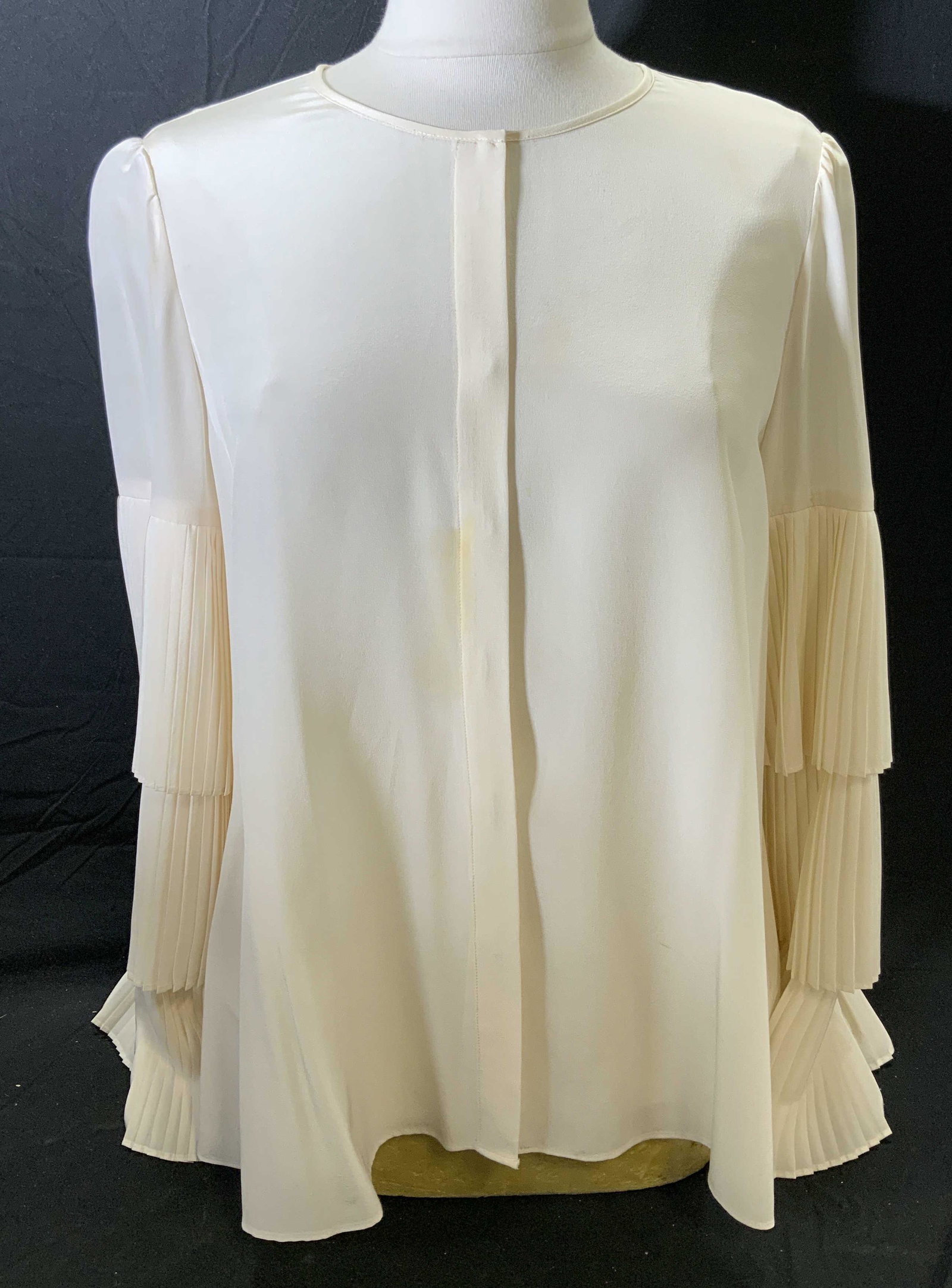 CO Cream Bell Sleeve Silk Blouse (1 of 8)