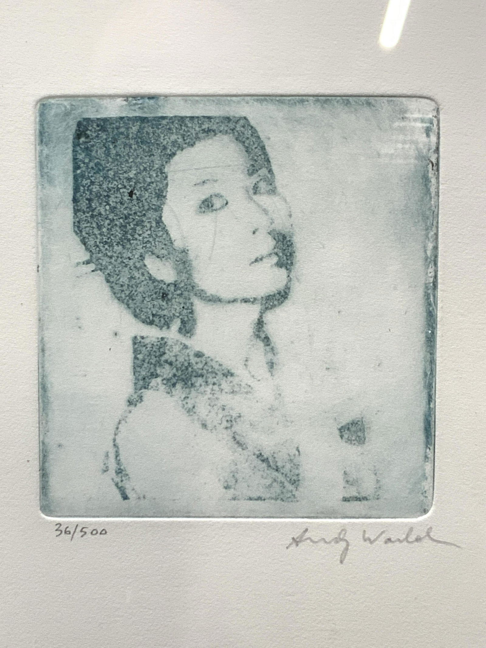 ATTR ANDY WARHOL Original Woman In Kimono Litho. (1 of 10)