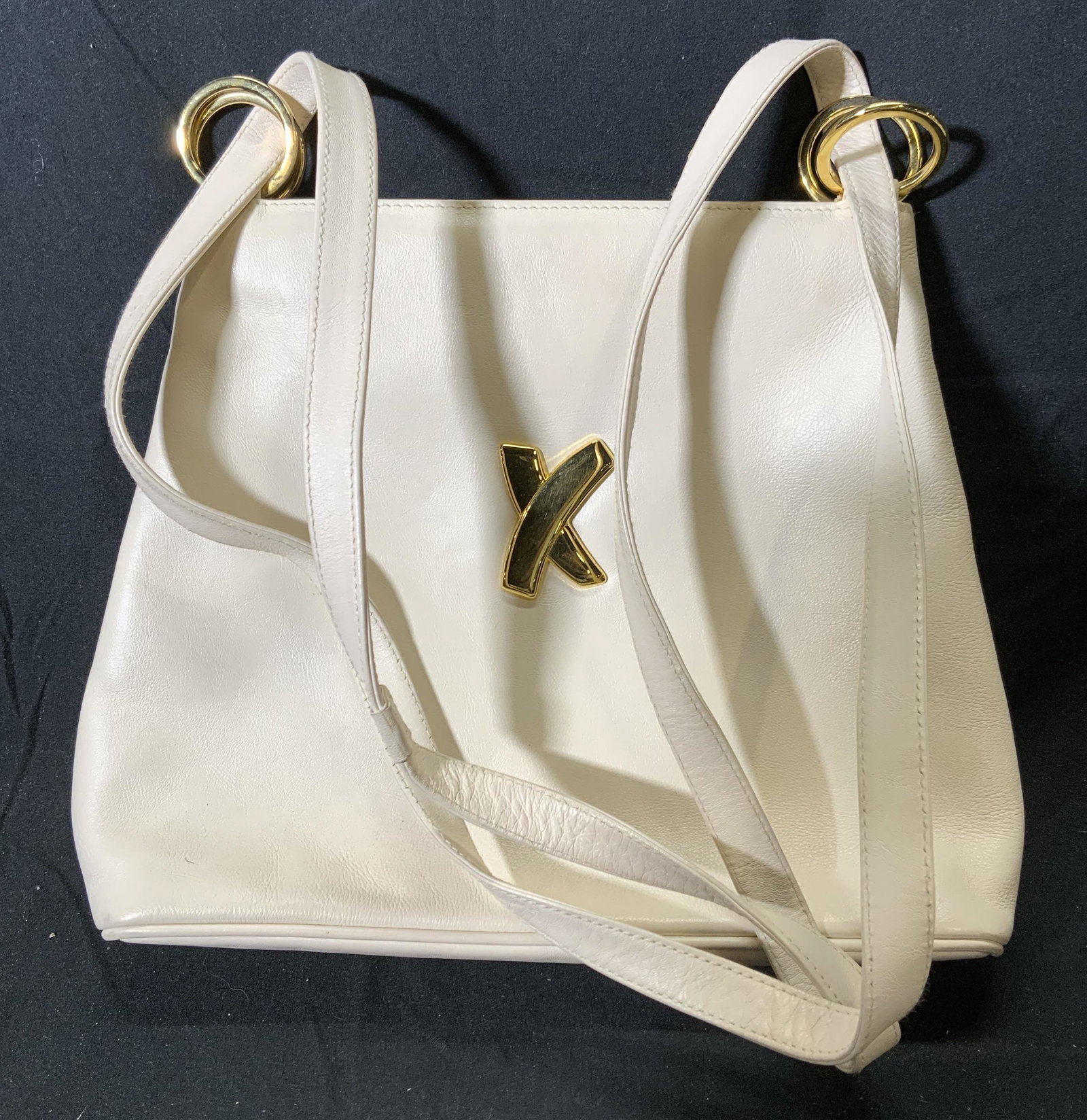 PALOMA PICASSO WHITE leather Shoulder Bag (1 of 5)