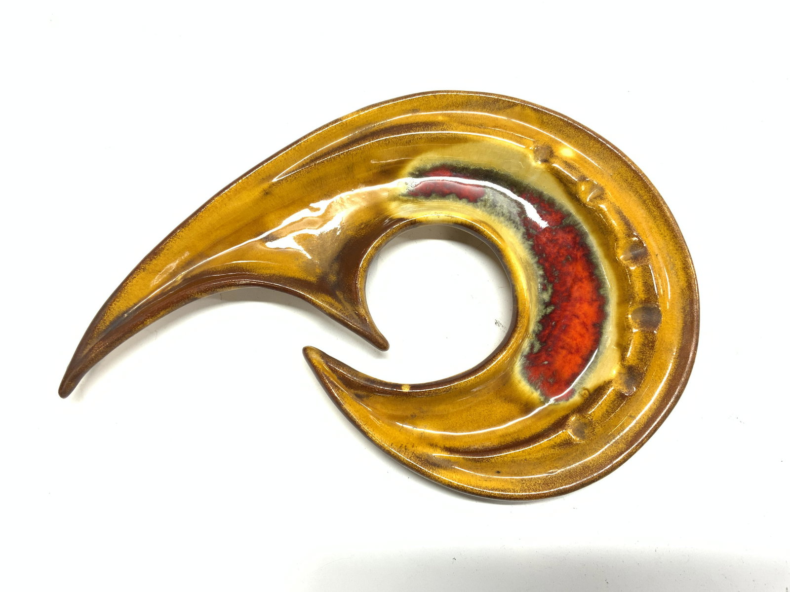 Vintage MCM Ceramic Art Pottery Dish (1 of 4)