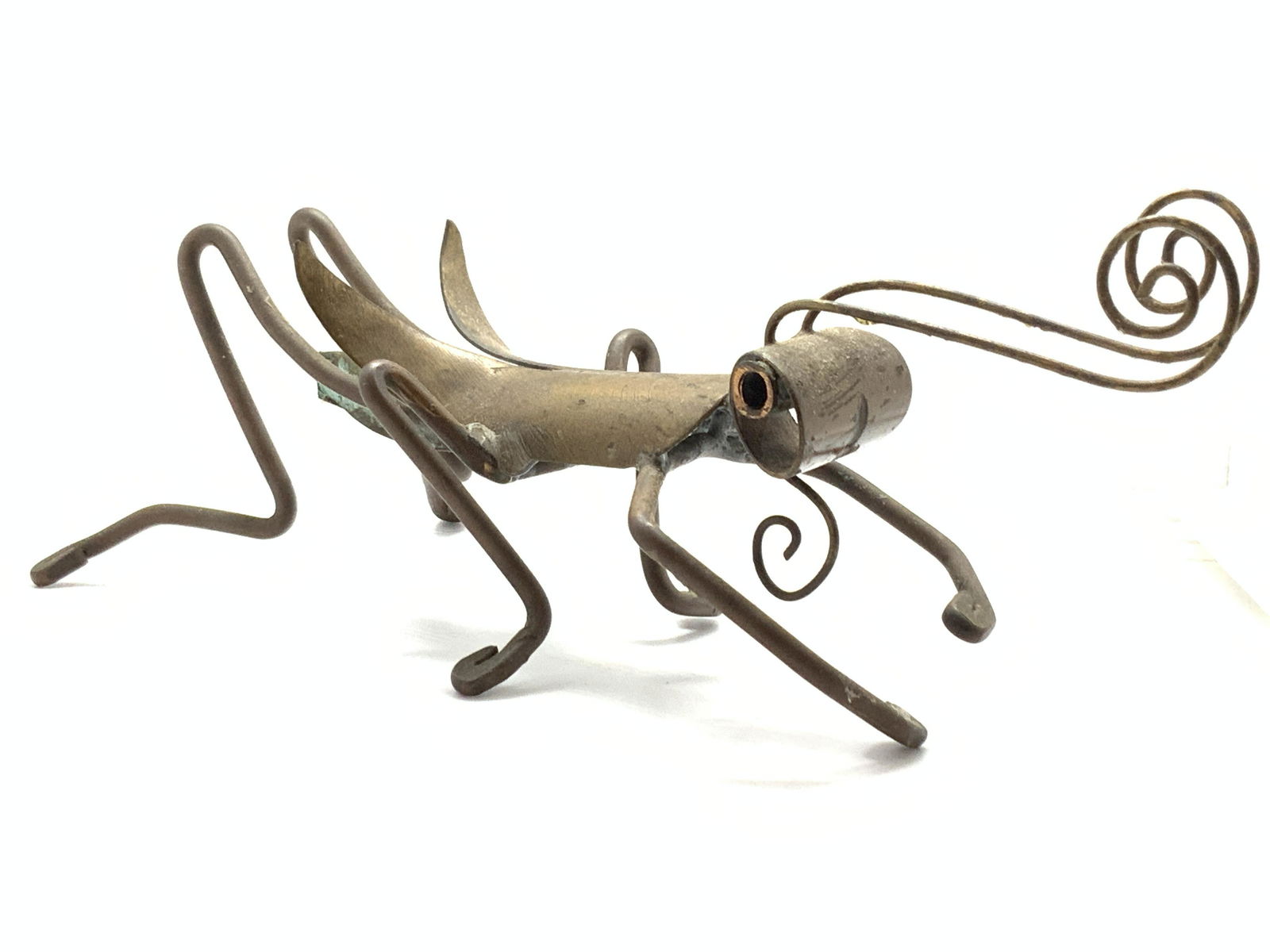 Vintage Copper Cricket Metalwork Sculpture (1 of 8)