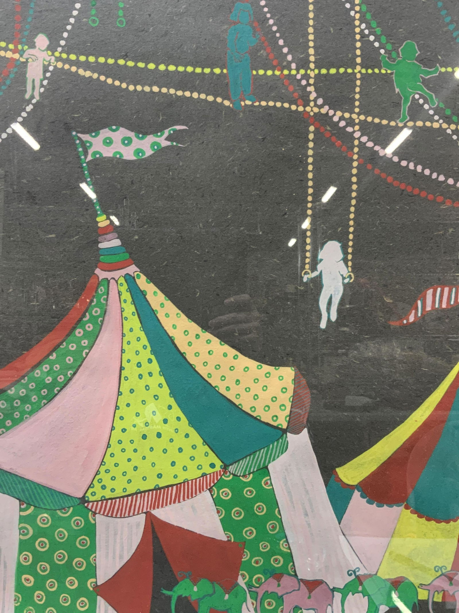 Signed CHEN 1991, Acrylic On Fiber Paper (1 of 12)