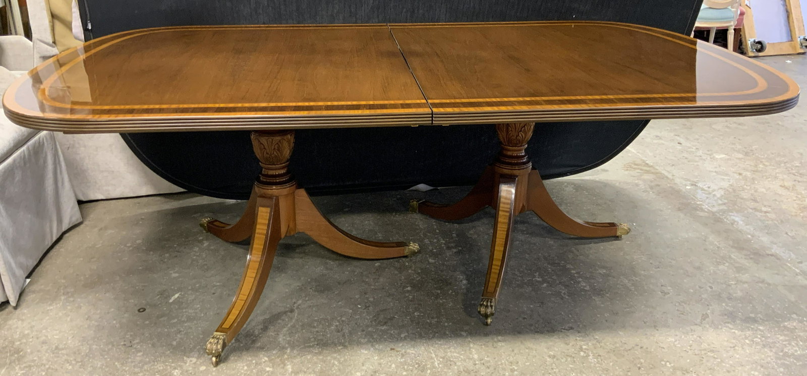 Vintage Chippendale Style Dining Room Table (1 of 17)