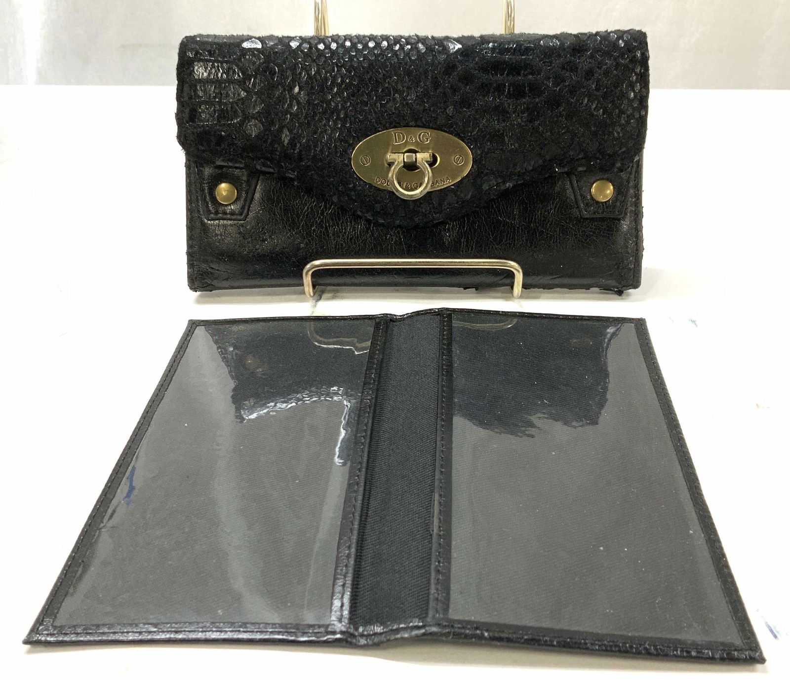Dolce & Gabbana Vtg Leather Wallet & More, ITALY (1 of 7)