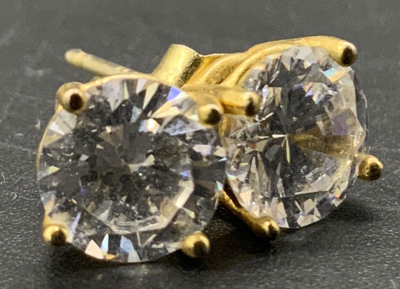 Solitaire Crystal Stud Earrings, Jewelry (1 of 7)